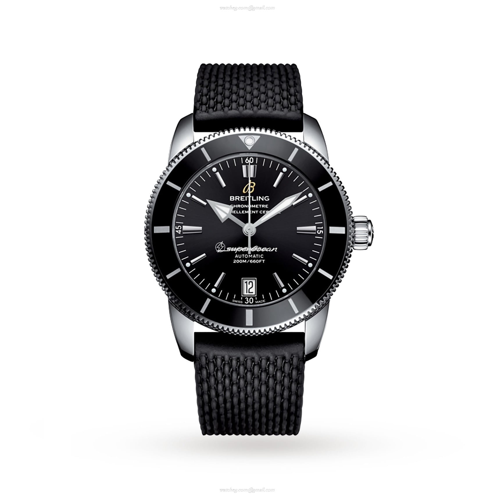 Breitling Superocean Heritage 42mm Automatic Black Dial - Stainless Steel