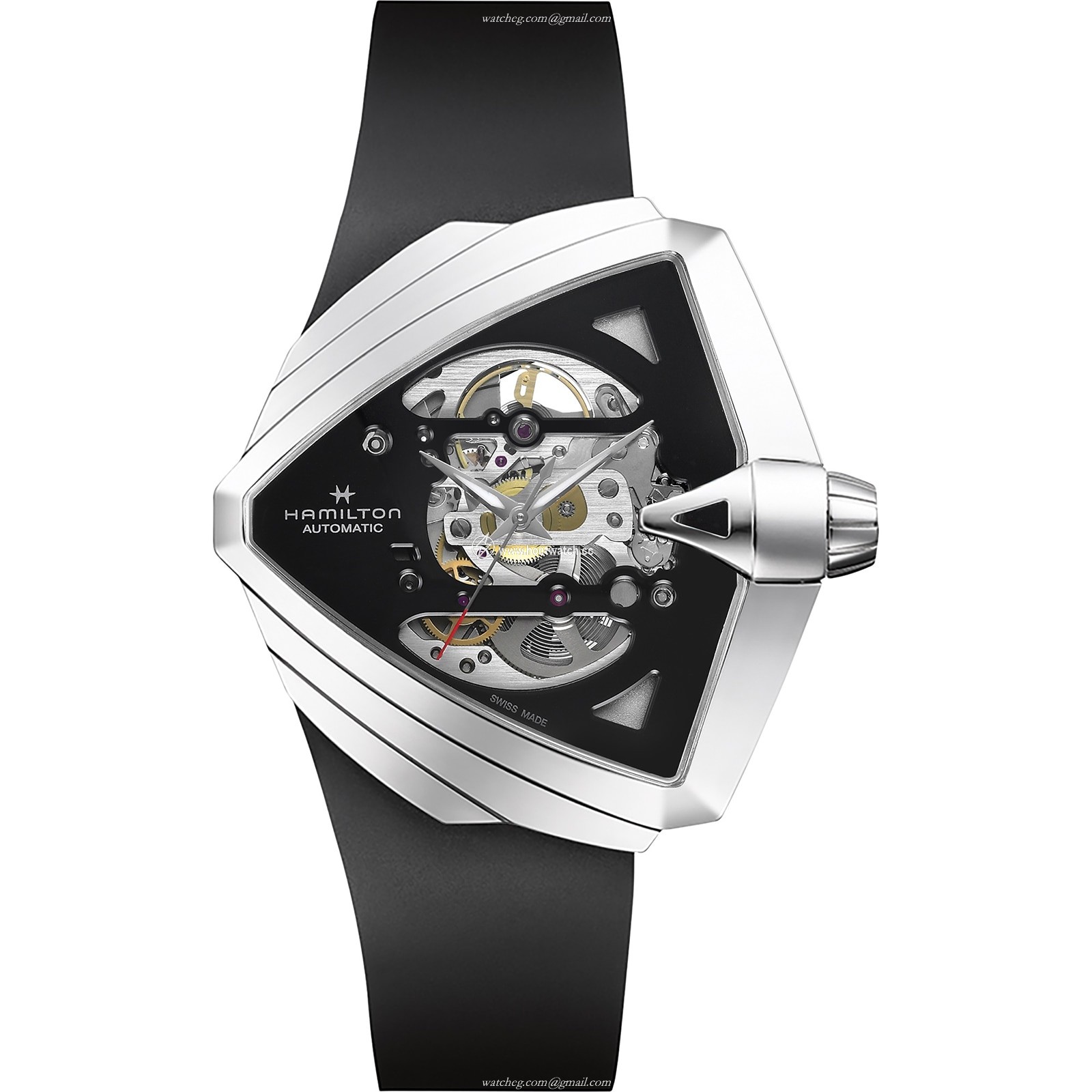Hamilton Ventura H24625330 Automatic - Black Dial - 46mm Stainless Steel