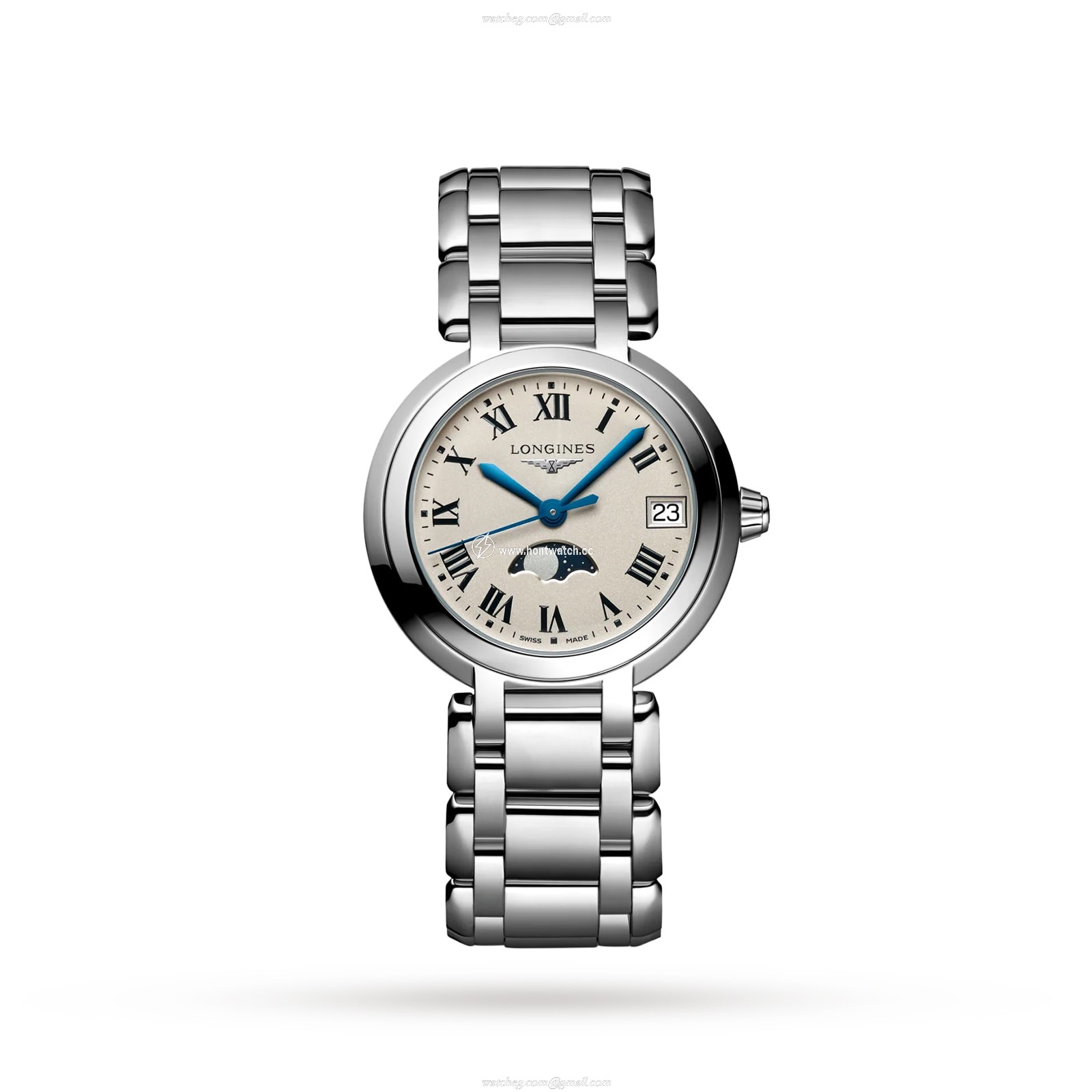 Longines Prima Luna L81154716 | Quartz Silver Watch | Stainless Steel