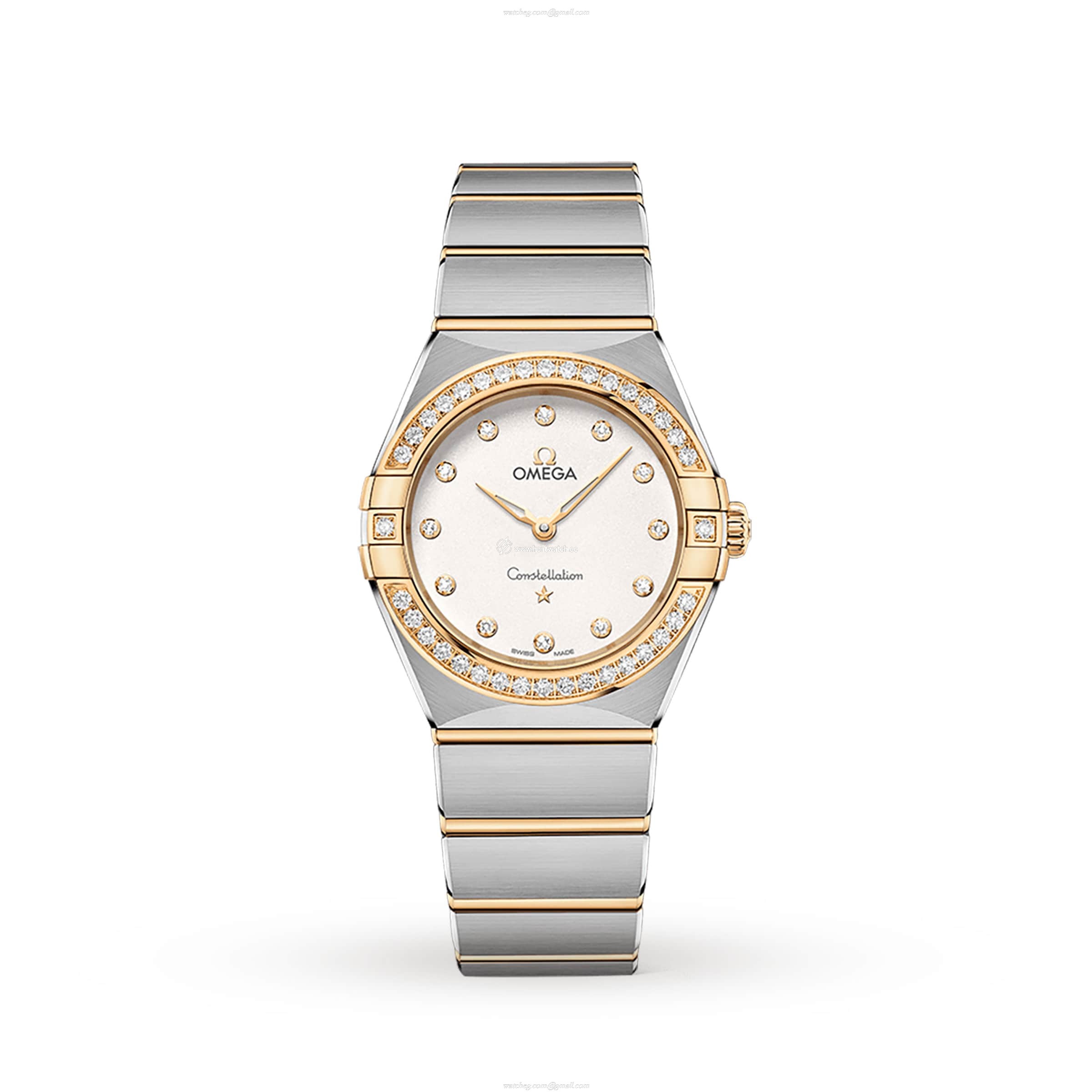 Omega Constellation Replica | 28mm Stainless Steel | Quartz & Mother of Pearl Dial