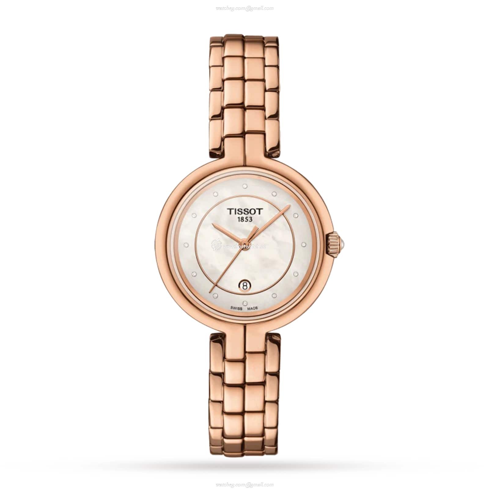 Tissot T-Trend T0942103311602 | 30mm Rose Gold & Steel | Mother of Pearl Dial