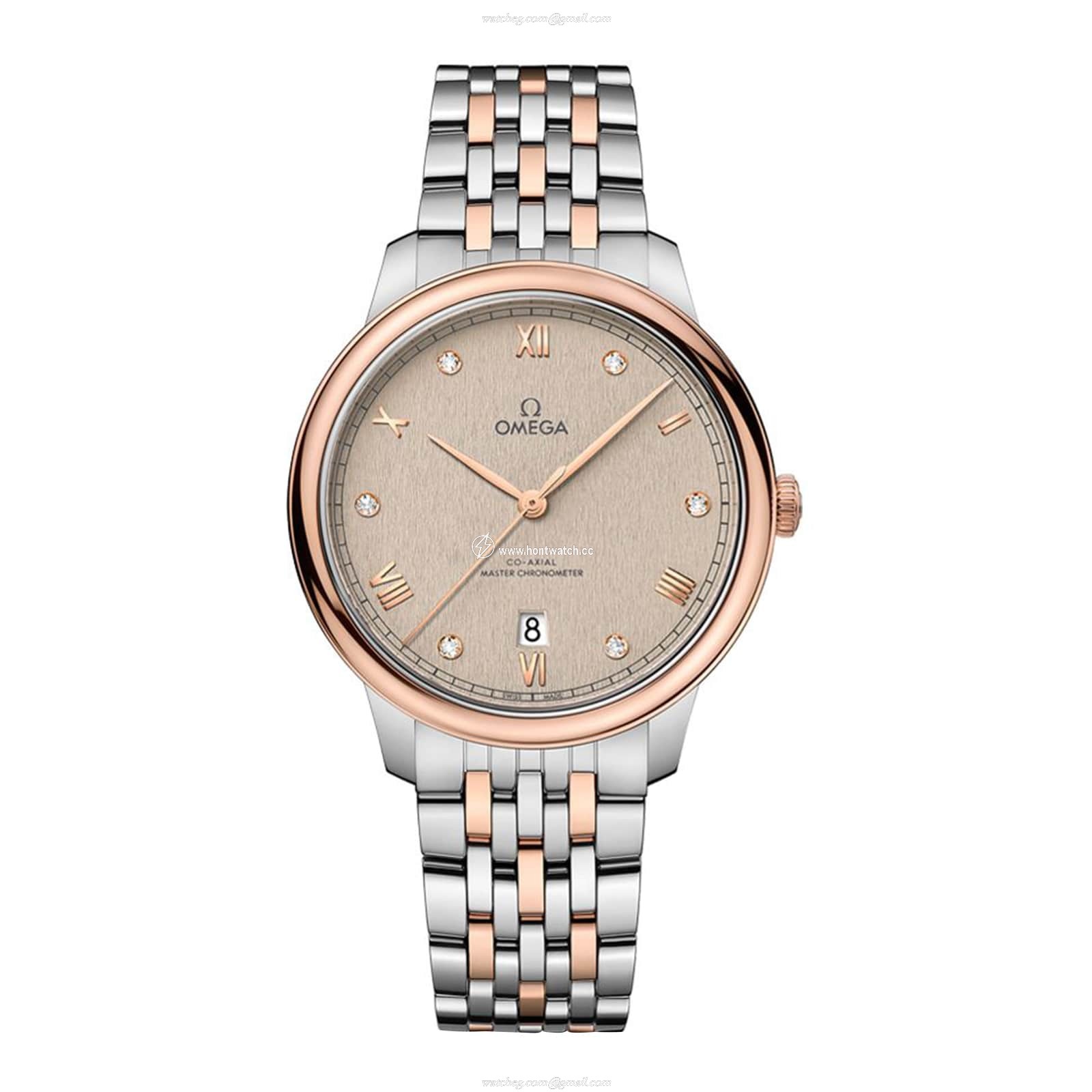 Omega De Ville Prestige Automatic Watch - 40mm Stainless Steel & Rose Gold