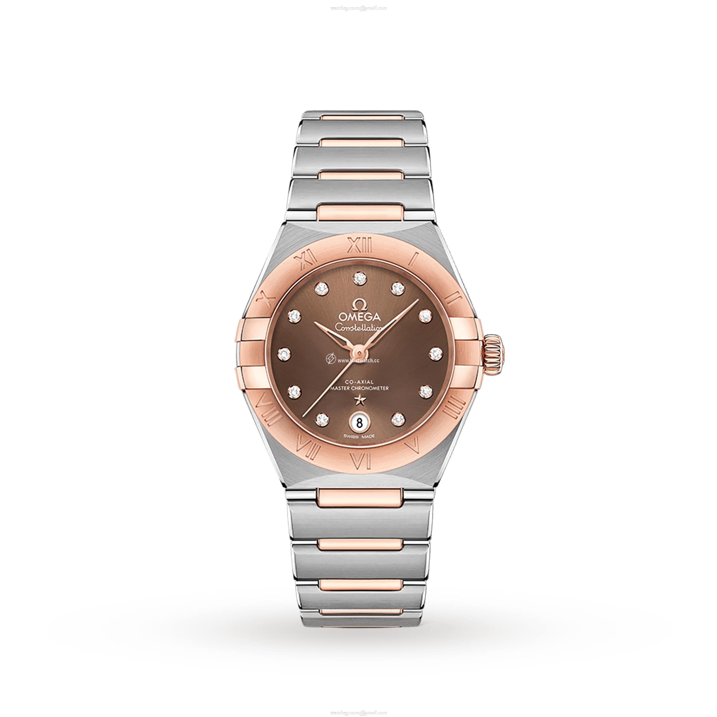 Omega Constellation 29mm Automatic Brown Dial | Diamond Markers | Stainless Steel