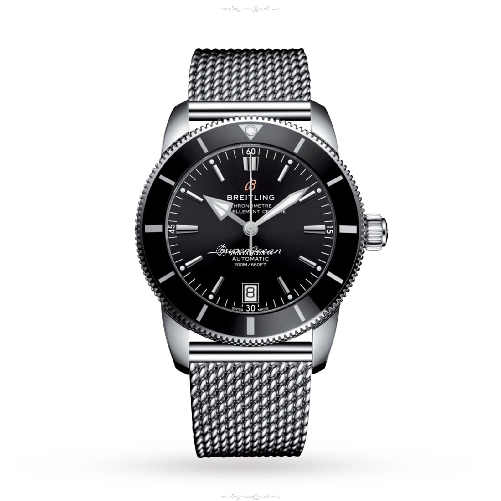 Breitling Superocean Heritage 42mm Automatic Black Dial - Stainless Steel