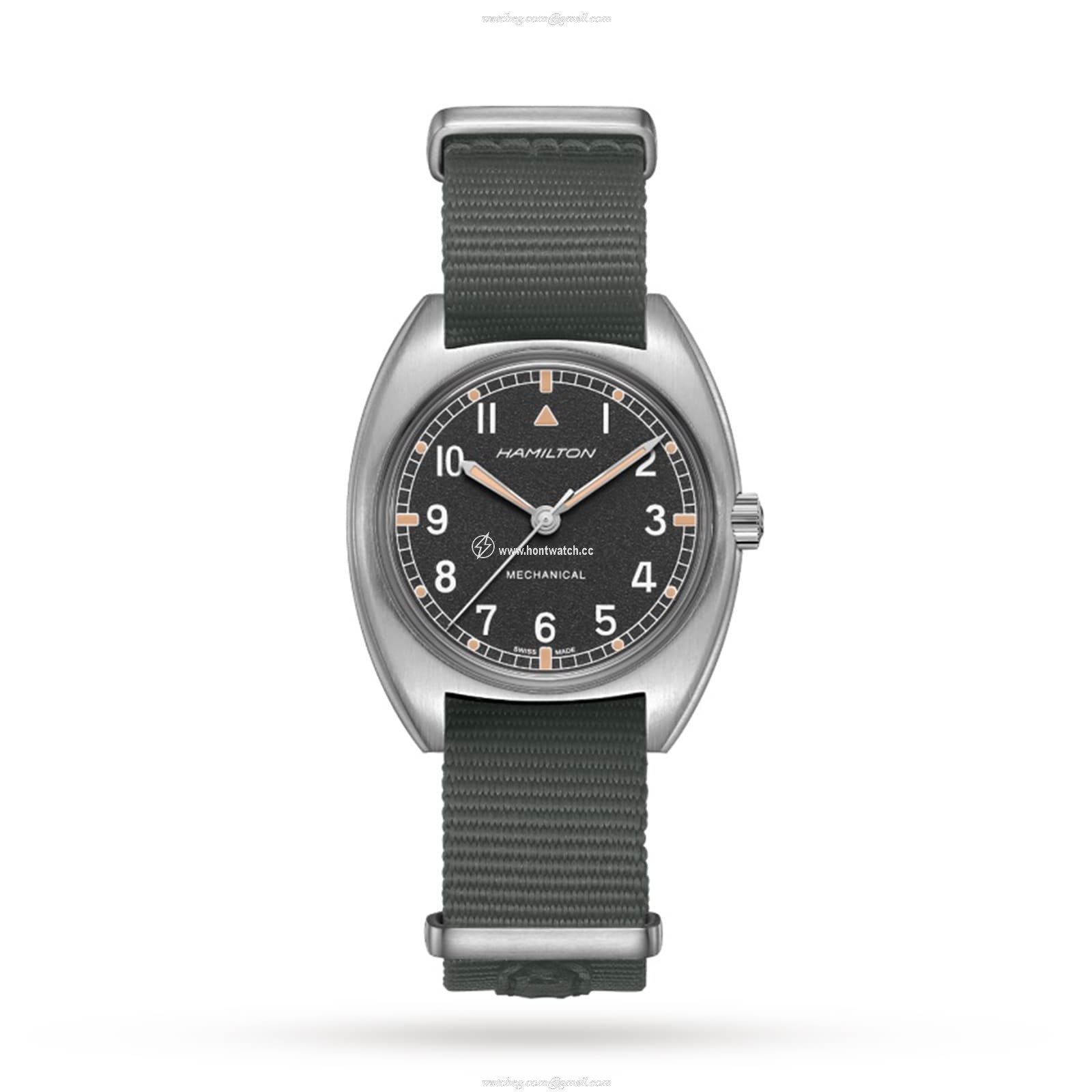 Hamilton Khaki Aviation H76419931 | 36mm Black Dial | Manual Winding