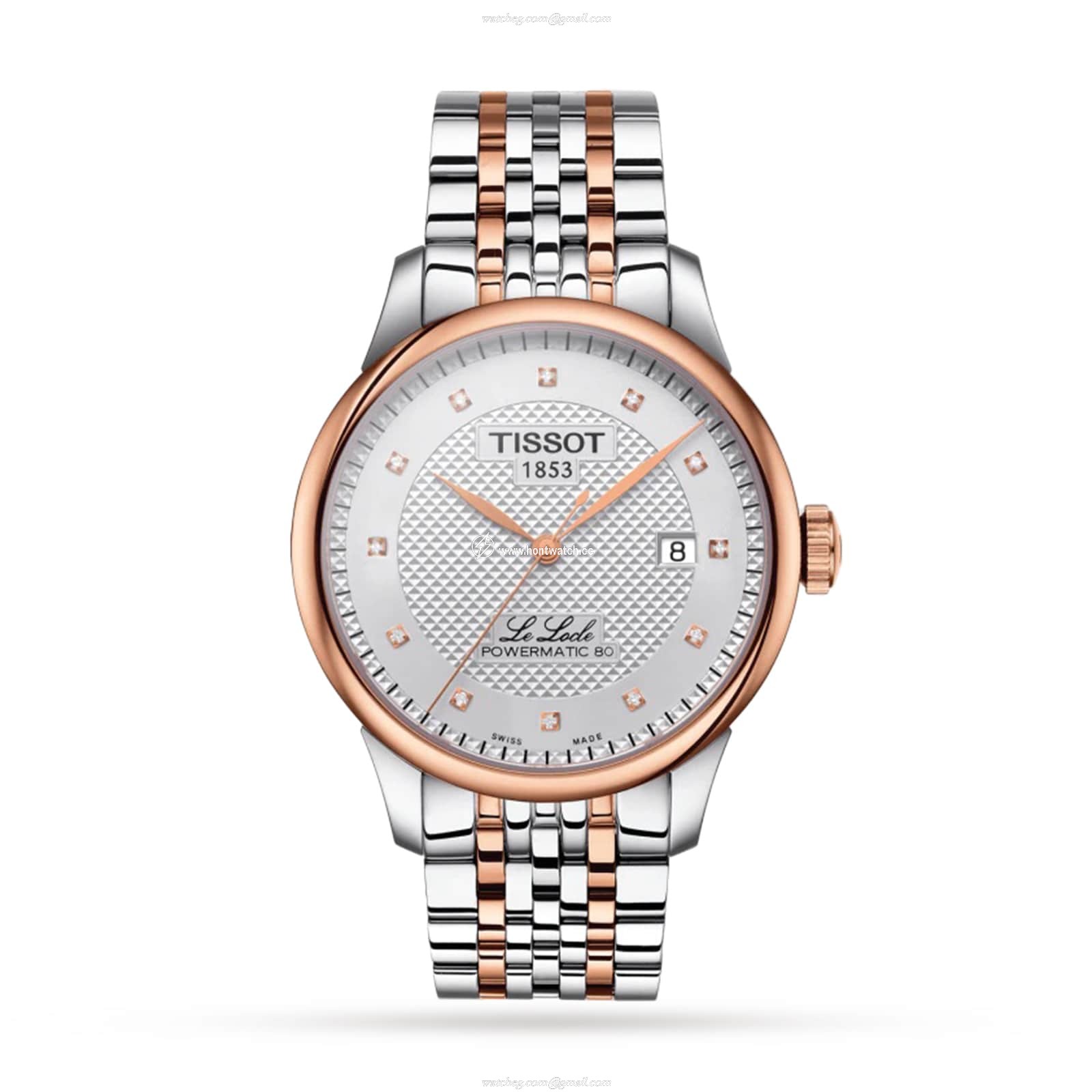 Tissot T-Classic Automatic Watch - Silver Dial & Diamond Markers | 39mm