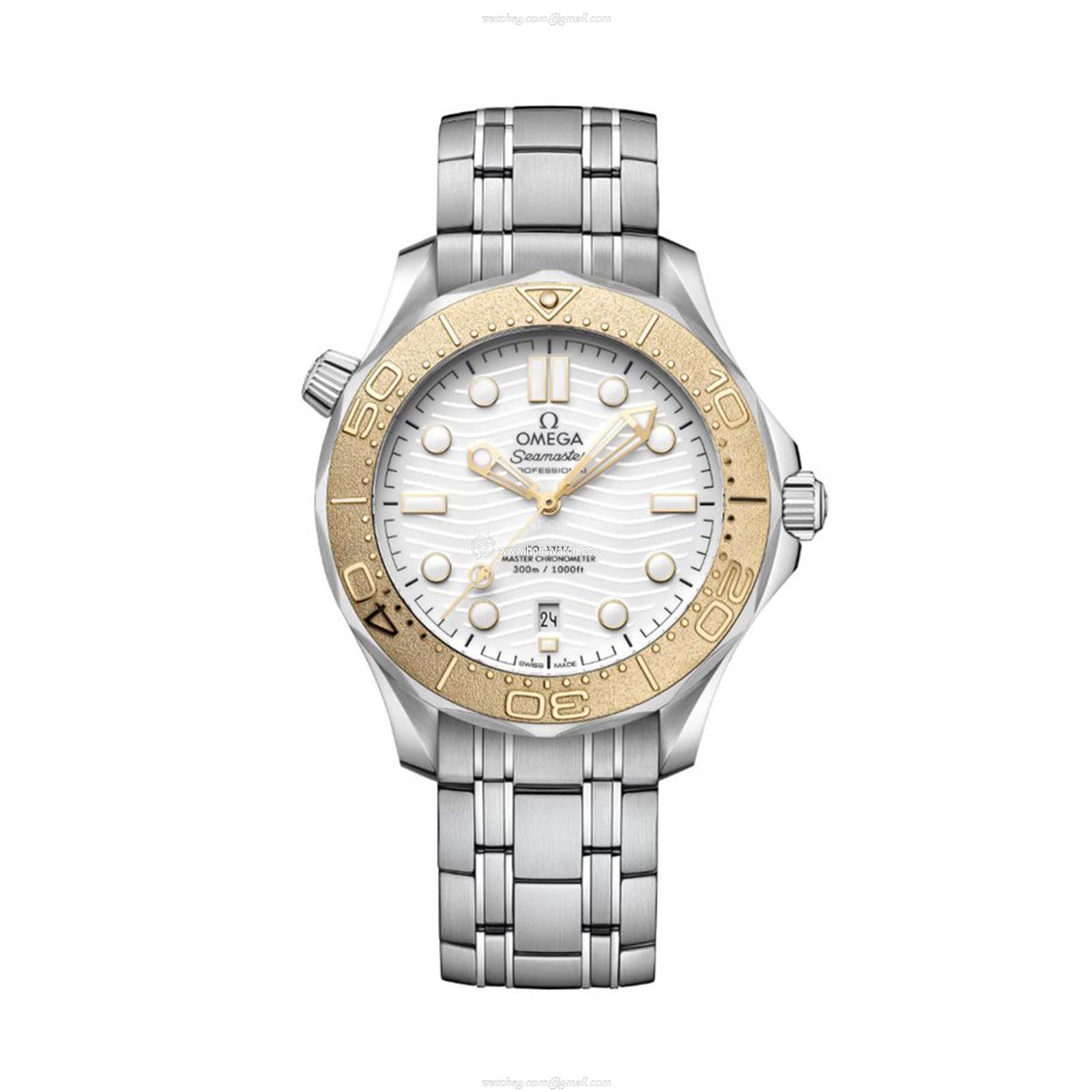 Omega Seamaster Diver 300M 42mm Automatic White Dial Steel Watch