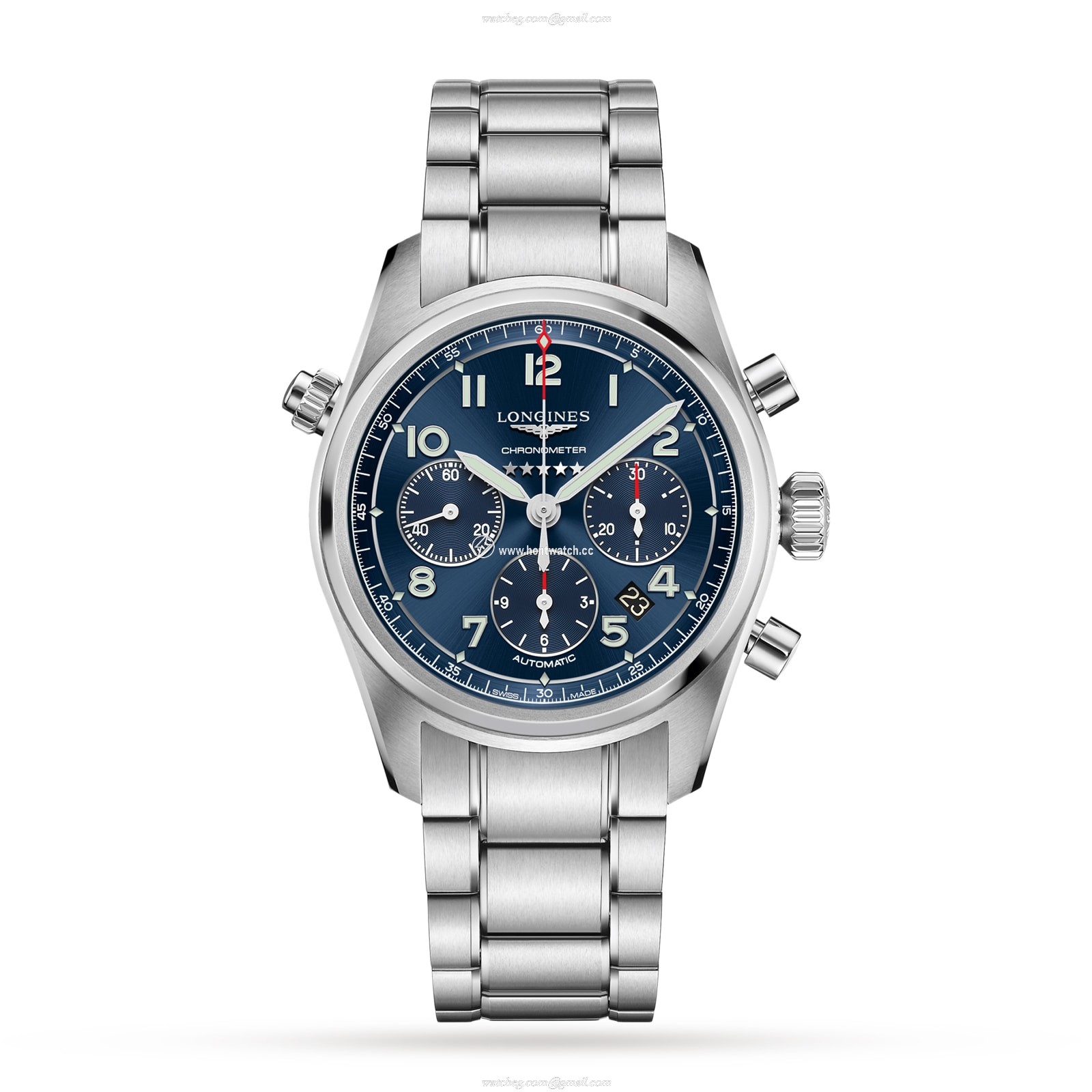 Longines Spirit L38204936 | 42mm Automatic Chronograph | Blue Dial