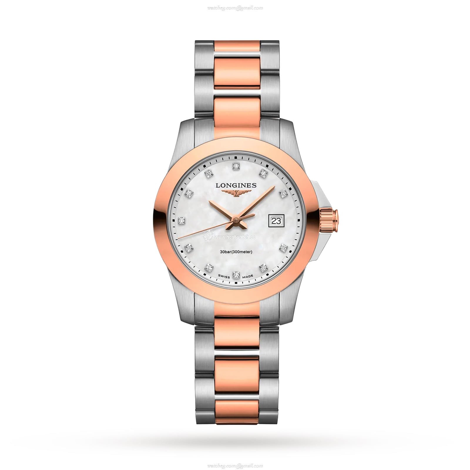 Longines Conquest L33763887 | Quartz | Mother of Pearl Dial | 29.5mm