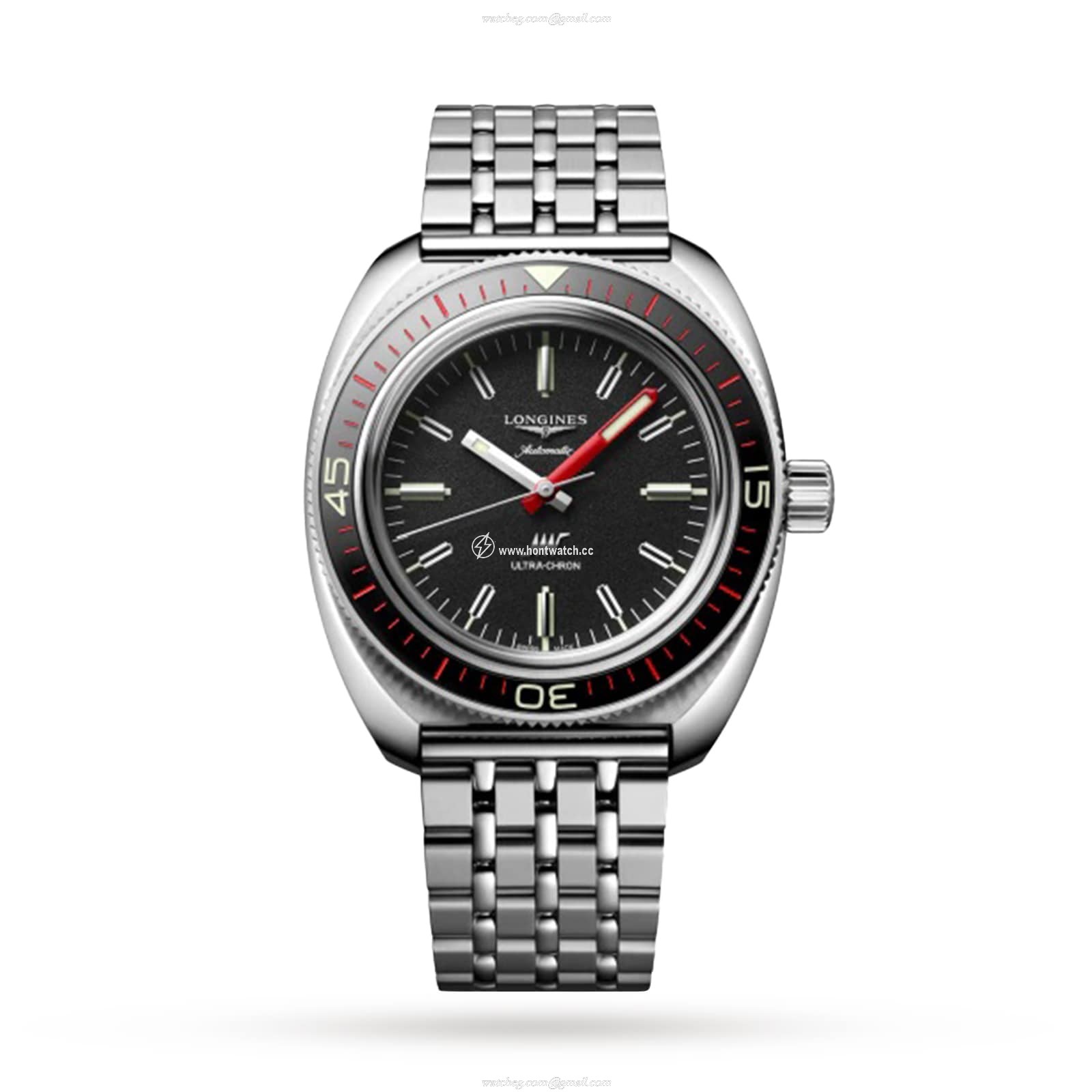 Longines Ultra-Chron L28364526 | 43mm Automatic Black Dial | Stainless Steel
