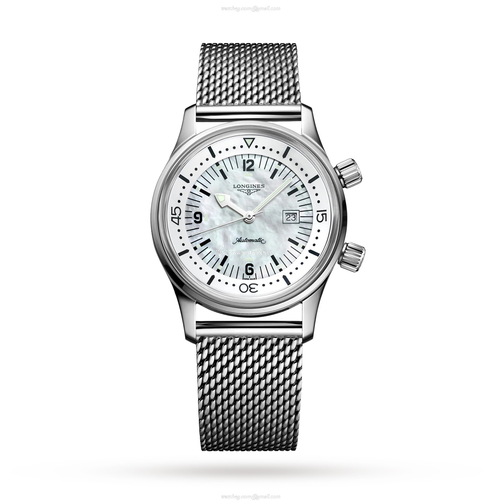 Longines Legend Diver L33744806 | 36mm Automatic | Mother of Pearl Dial