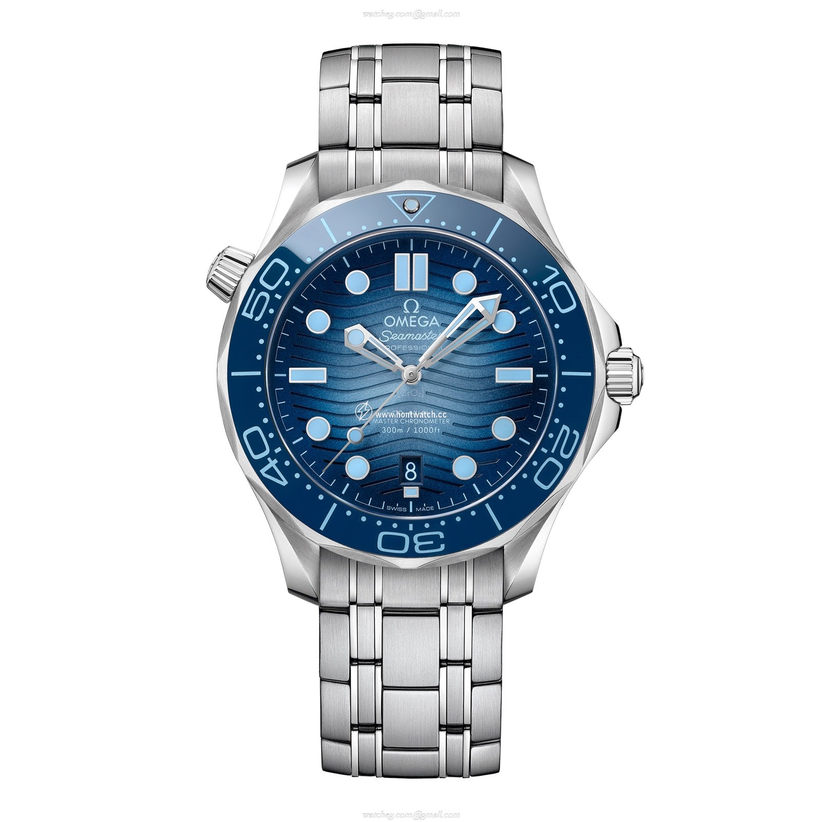 Omega Seamaster Diver 300M Automatic Blue Dial 42mm Steel Replica Watch
