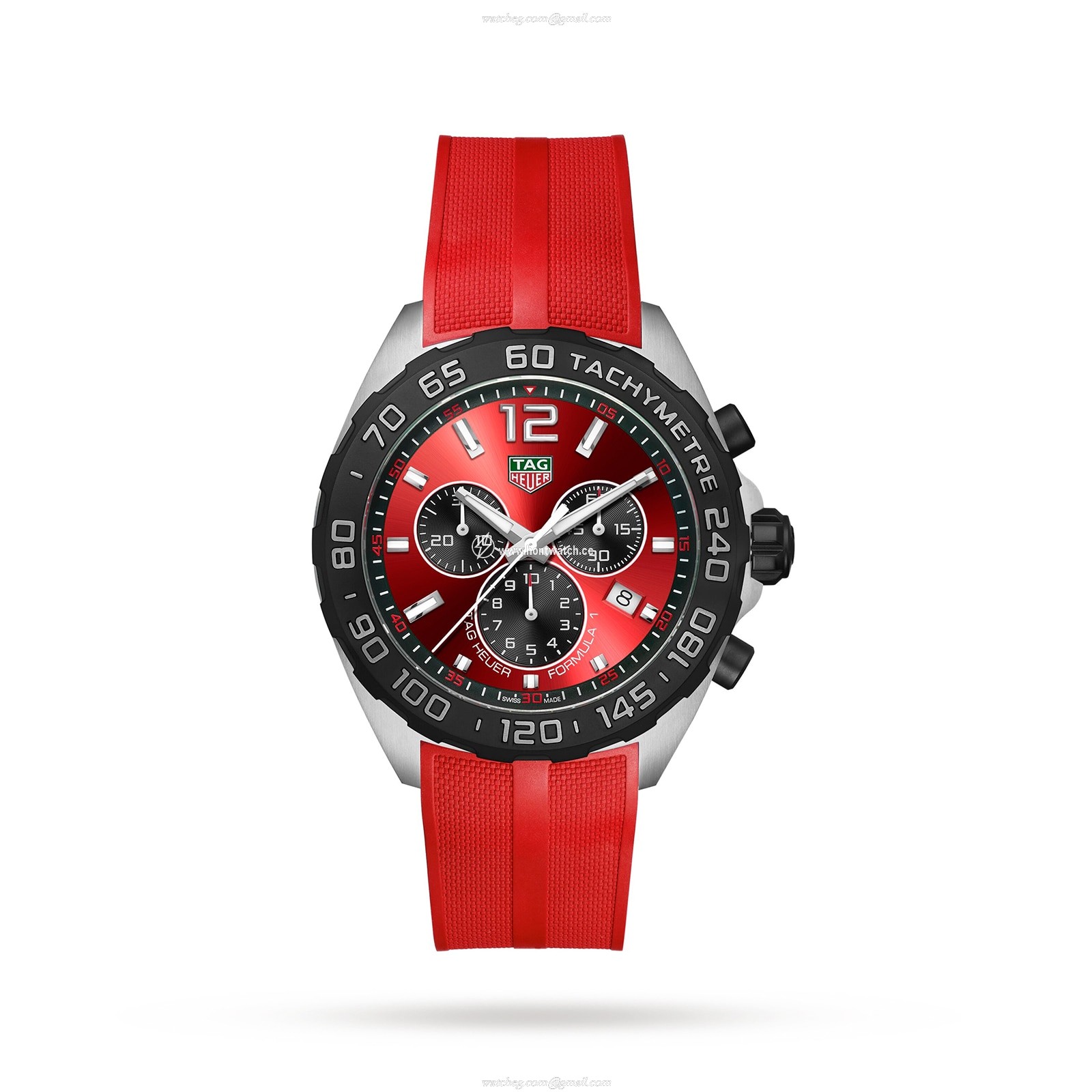 TAG Heuer Formula 1 Red Dial 43mm Stainless Steel Quartz Watch - CAZ101AN