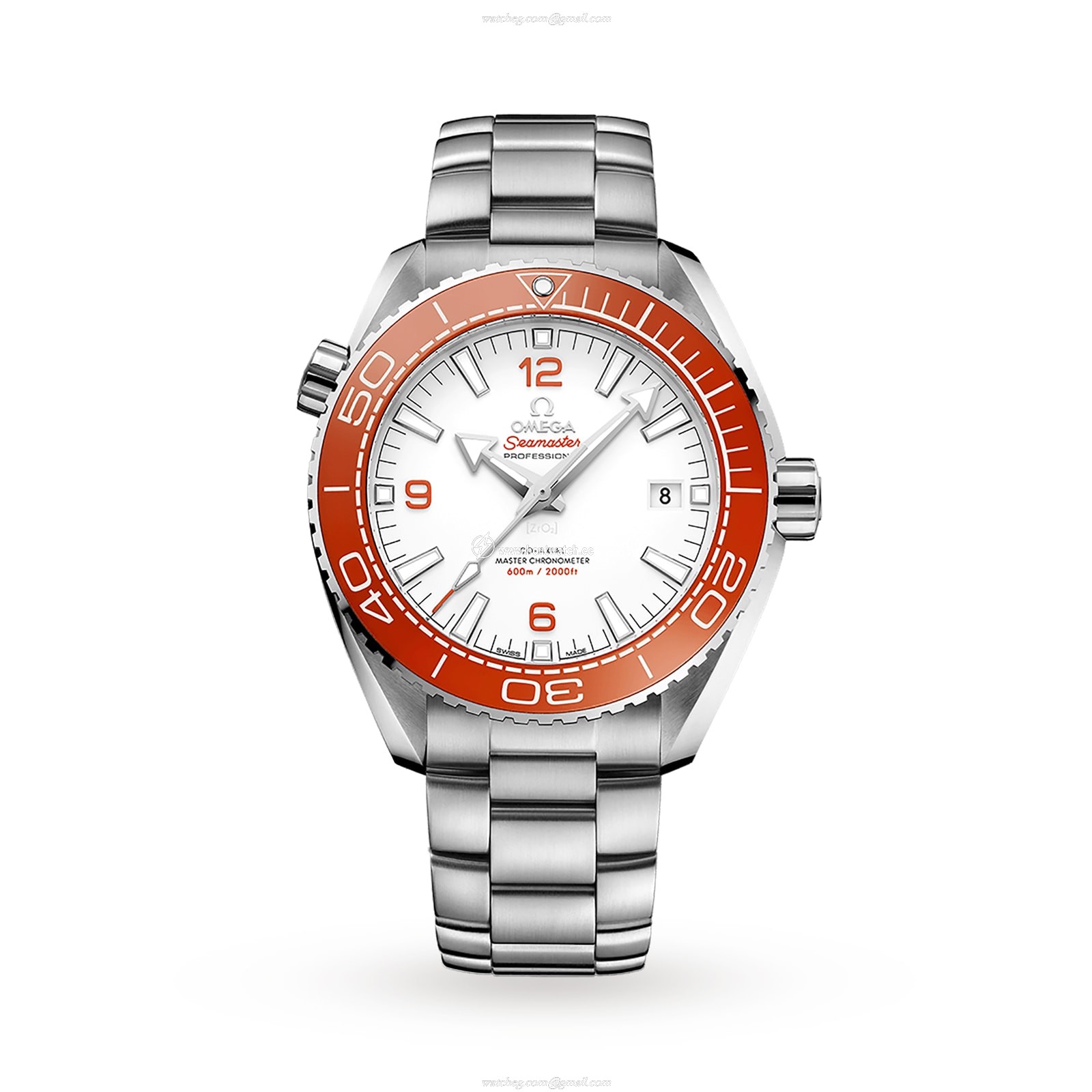Omega Planet Ocean 43.5mm Automatic White Dial - Stainless Steel Replica Watch