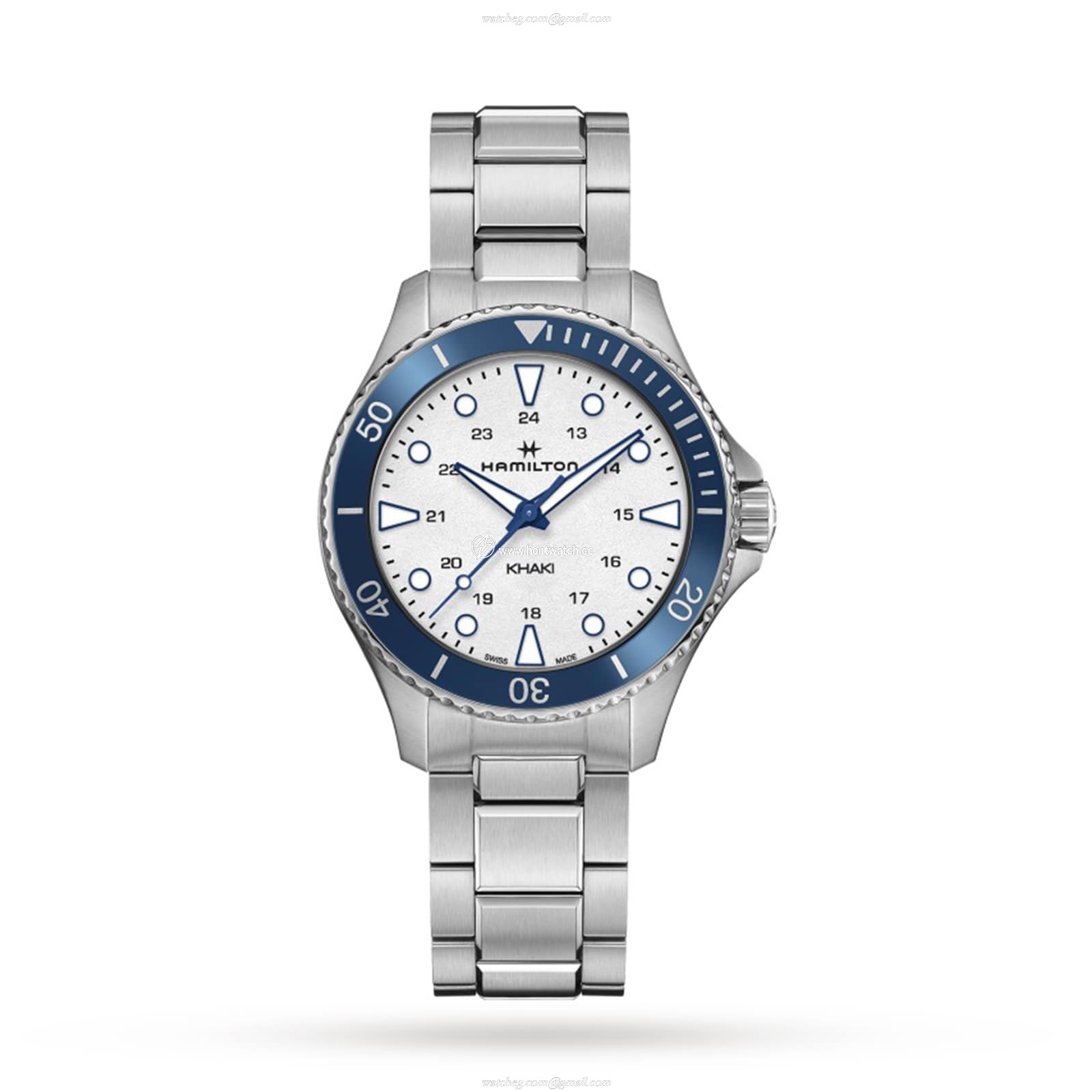 Hamilton Khaki Navy H82231150 | 37mm Silver Dial | Quartz | 100M Water Resistant