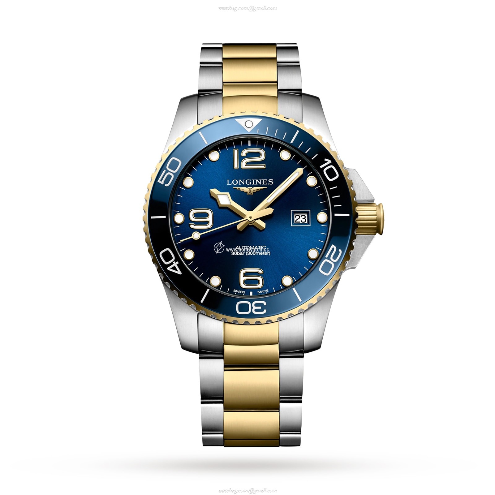 Longines HydroConquest L37823967 | 43mm Blue Automatic Watch | 300M Water Resistant