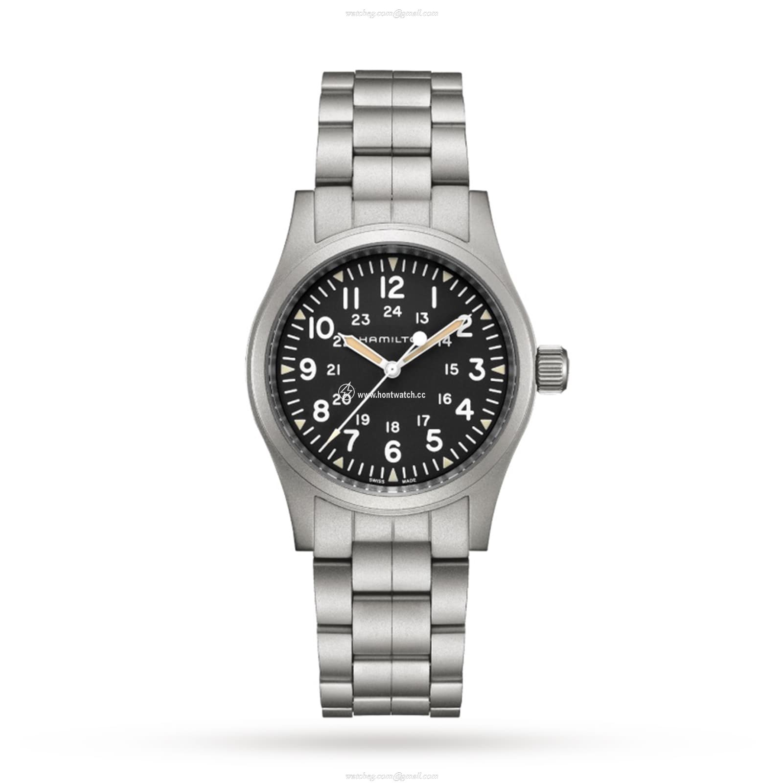 Hamilton Khaki Field H69439131 | 38mm Black Dial | Manual Winding Watch