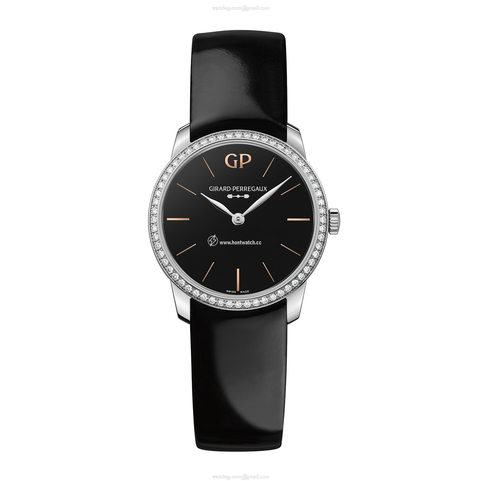 Girard-Perregaux 1966 Onyx Dial | 30mm Automatic Watch | Stainless Steel