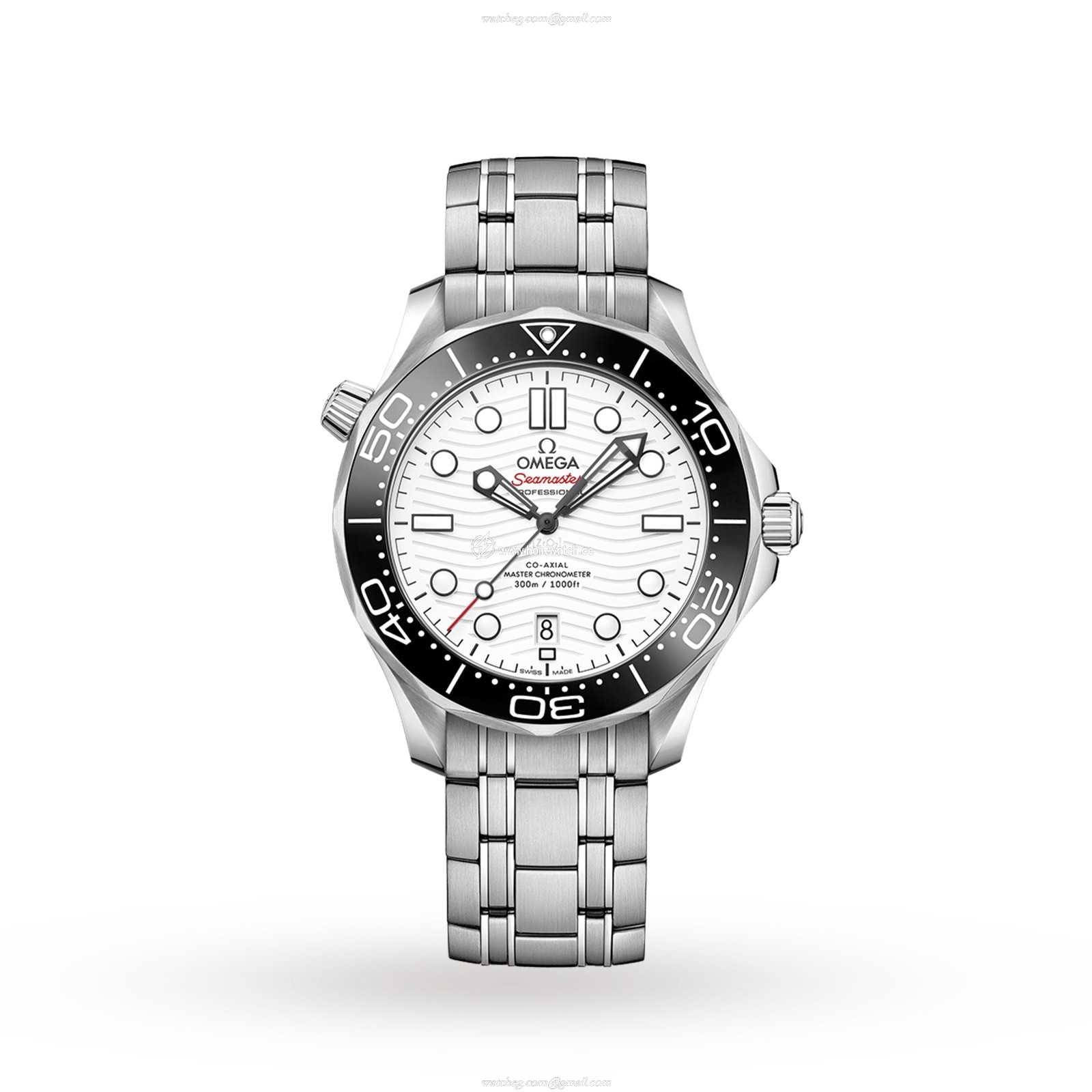 Omega Seamaster 300M Automatic 42mm White Dial - Stainless Steel Replica