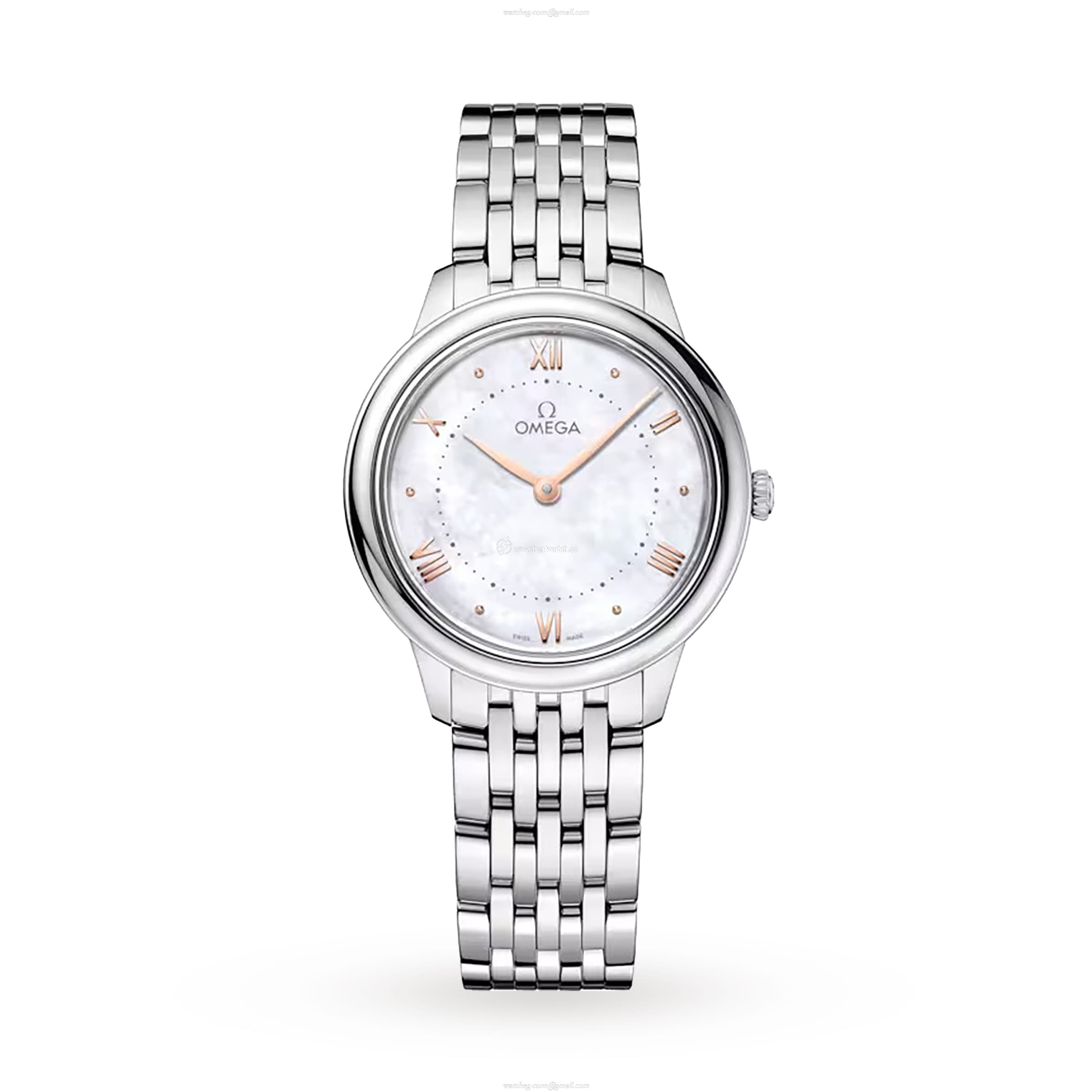 Omega Deville Prestige Replica Watch | Stainless Steel | Quartz | White Dial