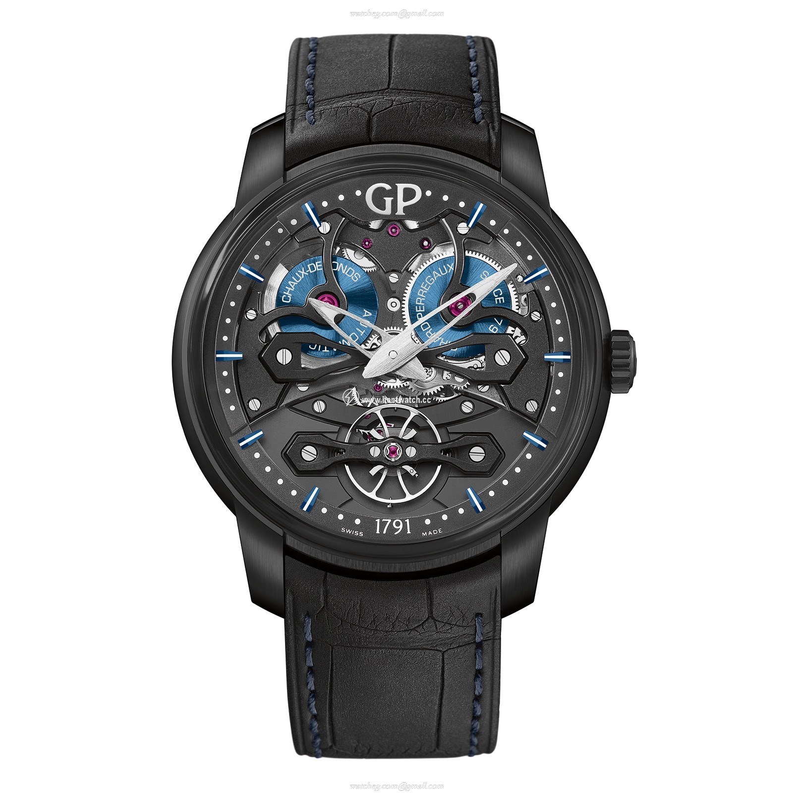 Girard-Perregaux Neo Bridges Titanium DLC Automatic Watch - 45mm