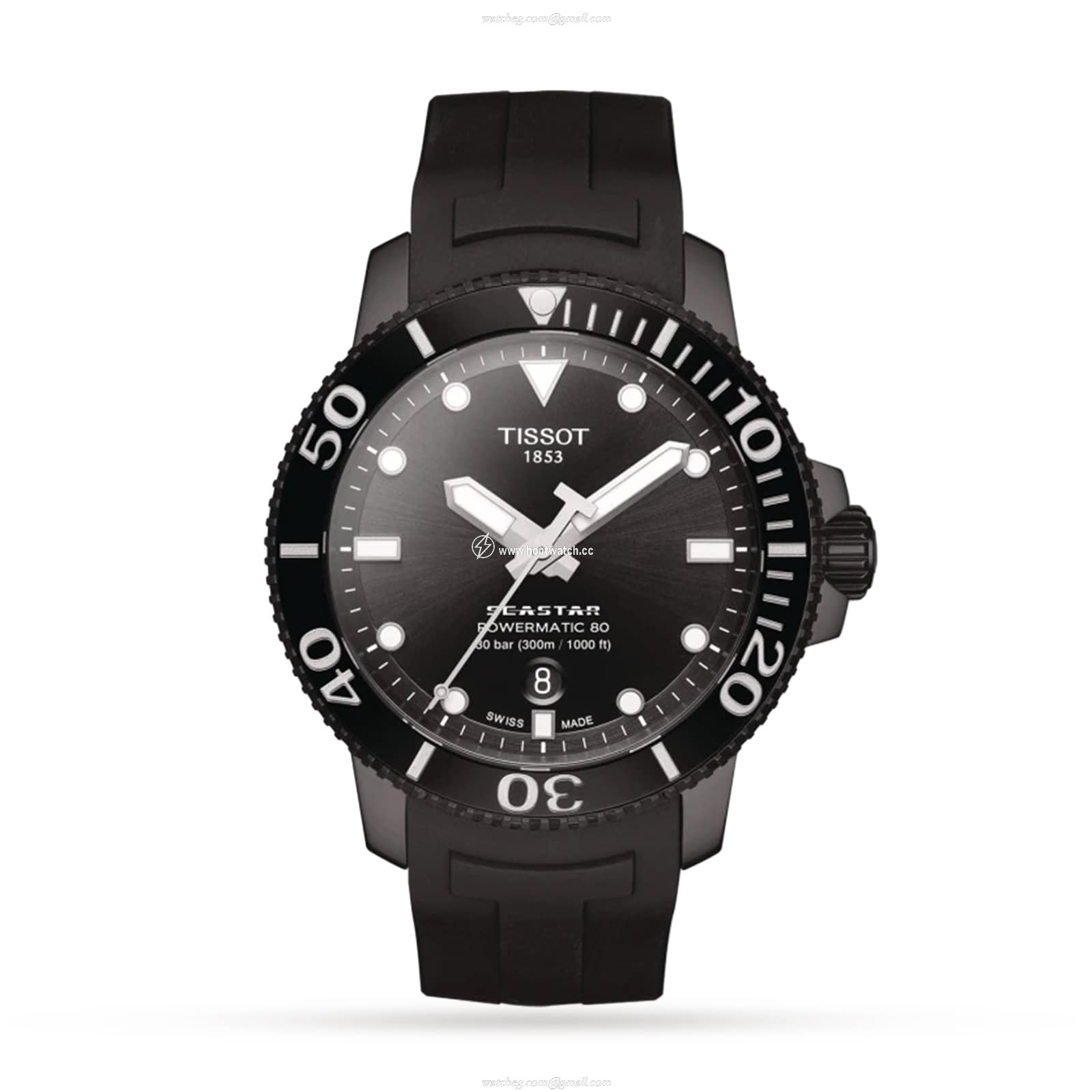 Tissot T-Sport Seastar Automatic Black - 43mm Stainless Steel & PVD