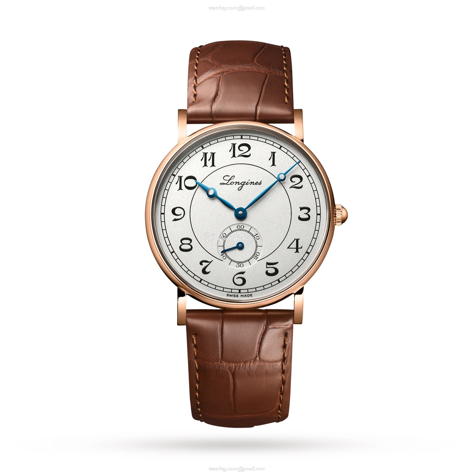 Longines Presence L47678732 | 18ct Rose Gold Automatic Watch | 34mm Silver Dial