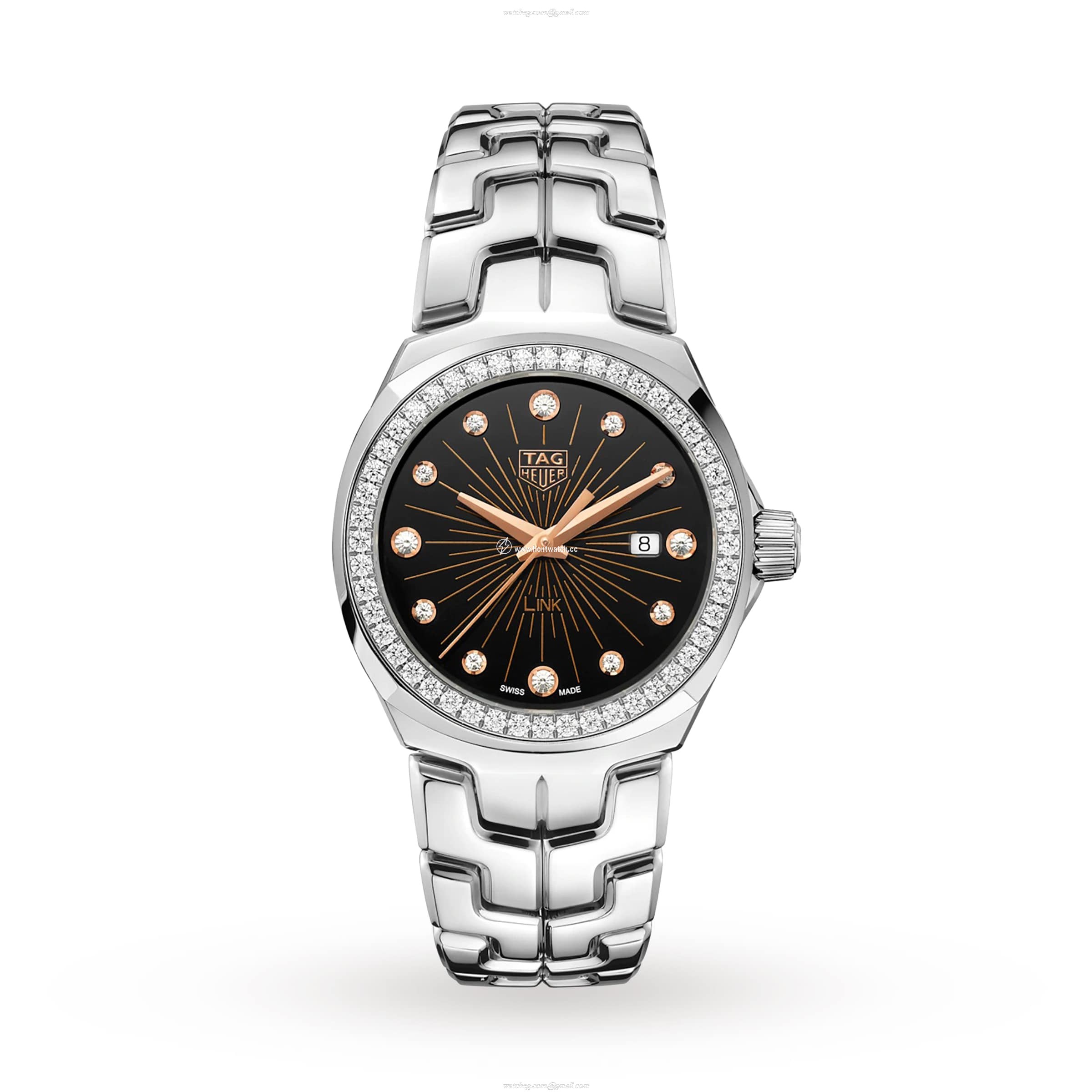 TAG Heuer Link WBC131G.BA0649 | 32mm Steel & Diamond Watch | Quartz