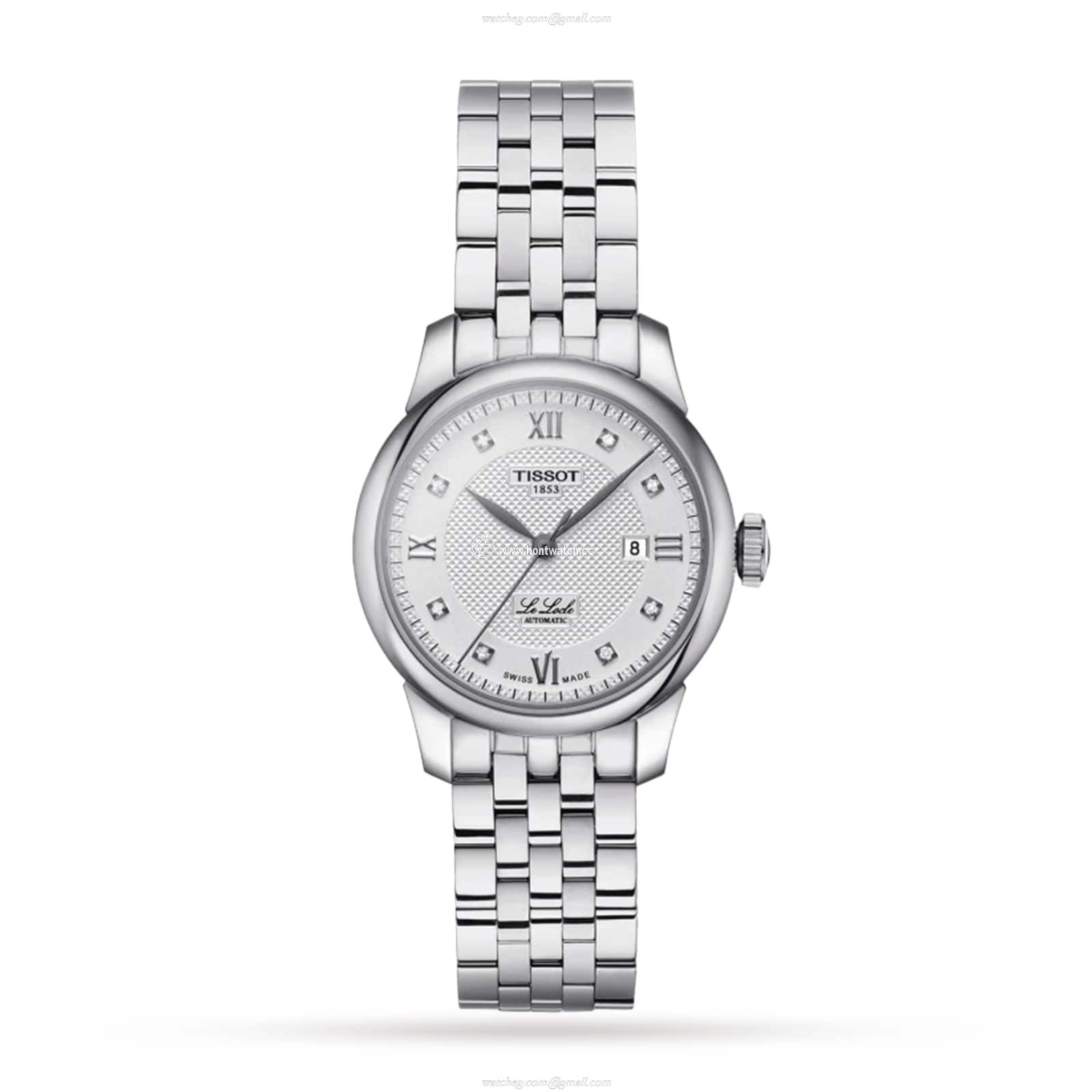 Tissot T-Classic Automatic Silver Watch - 29mm Stainless Steel & Diamonds