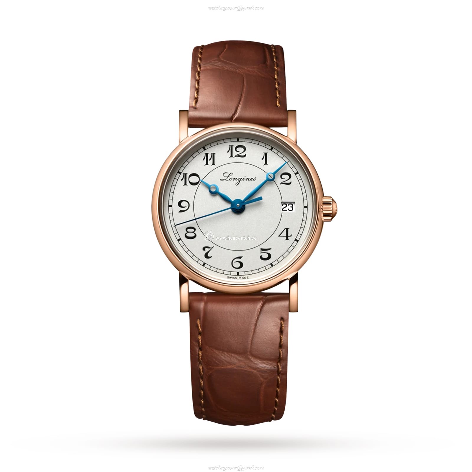 Longines Presence L42678732 | 18ct Rose Gold Automatic Watch | Silver Dial
