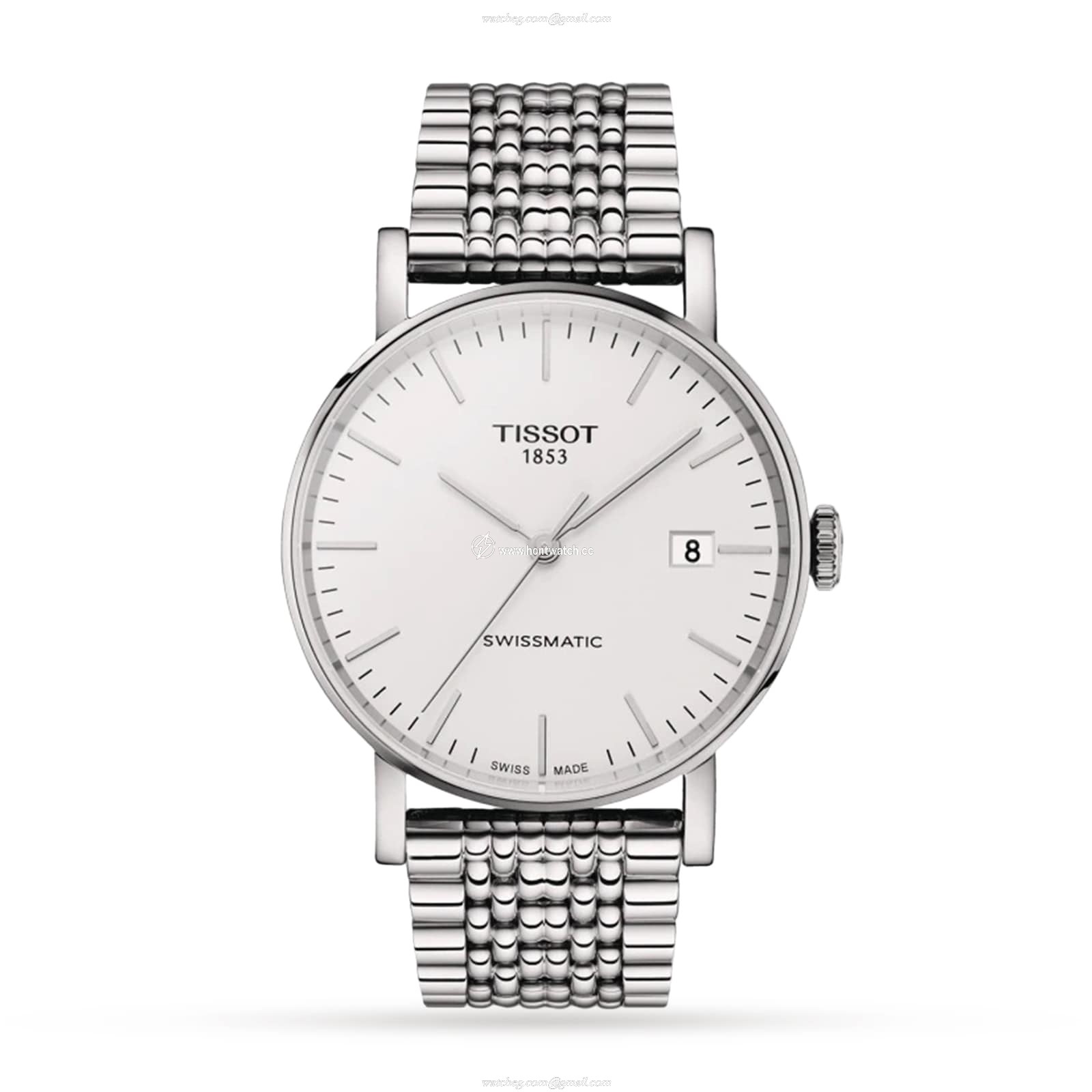 Tissot T-Classic Automatic Watch - 40mm Stainless Steel - Silver Dial