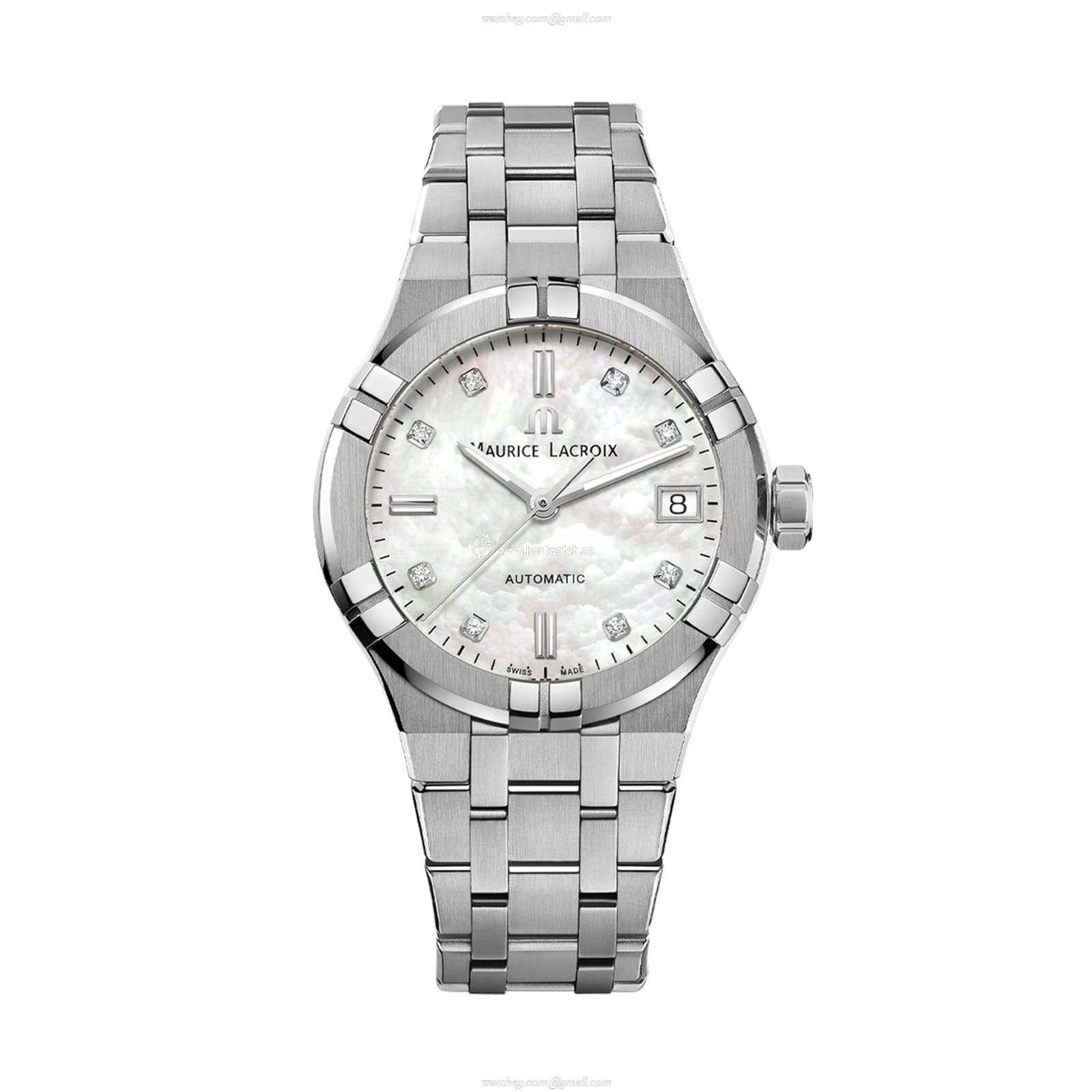 Maurice Lacroix Aikon Automatic - 35mm White Dial - Stainless Steel Watch
