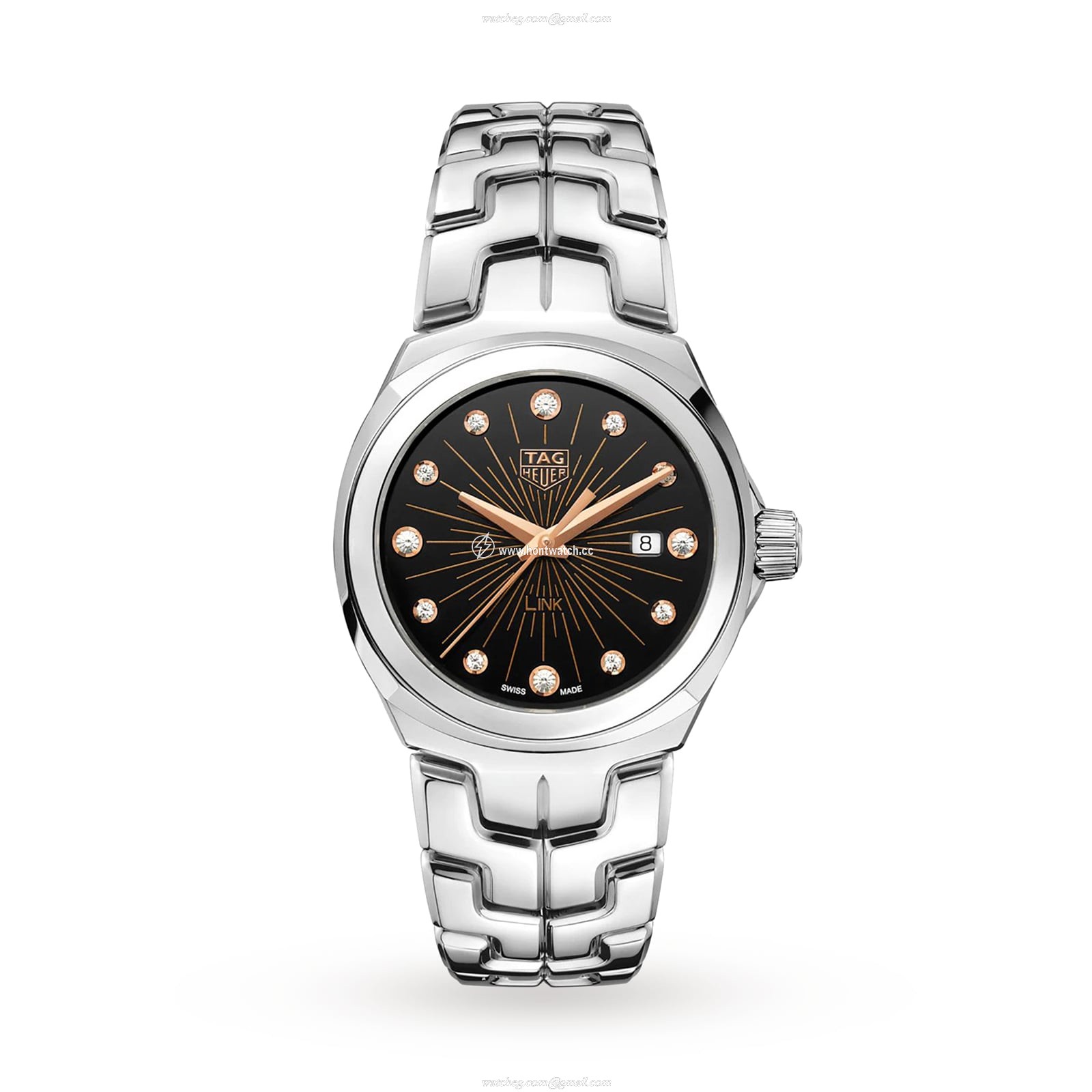TAG Heuer Link WBC131F.BA0649 | 32mm Stainless Steel Quartz Watch - Black Dial