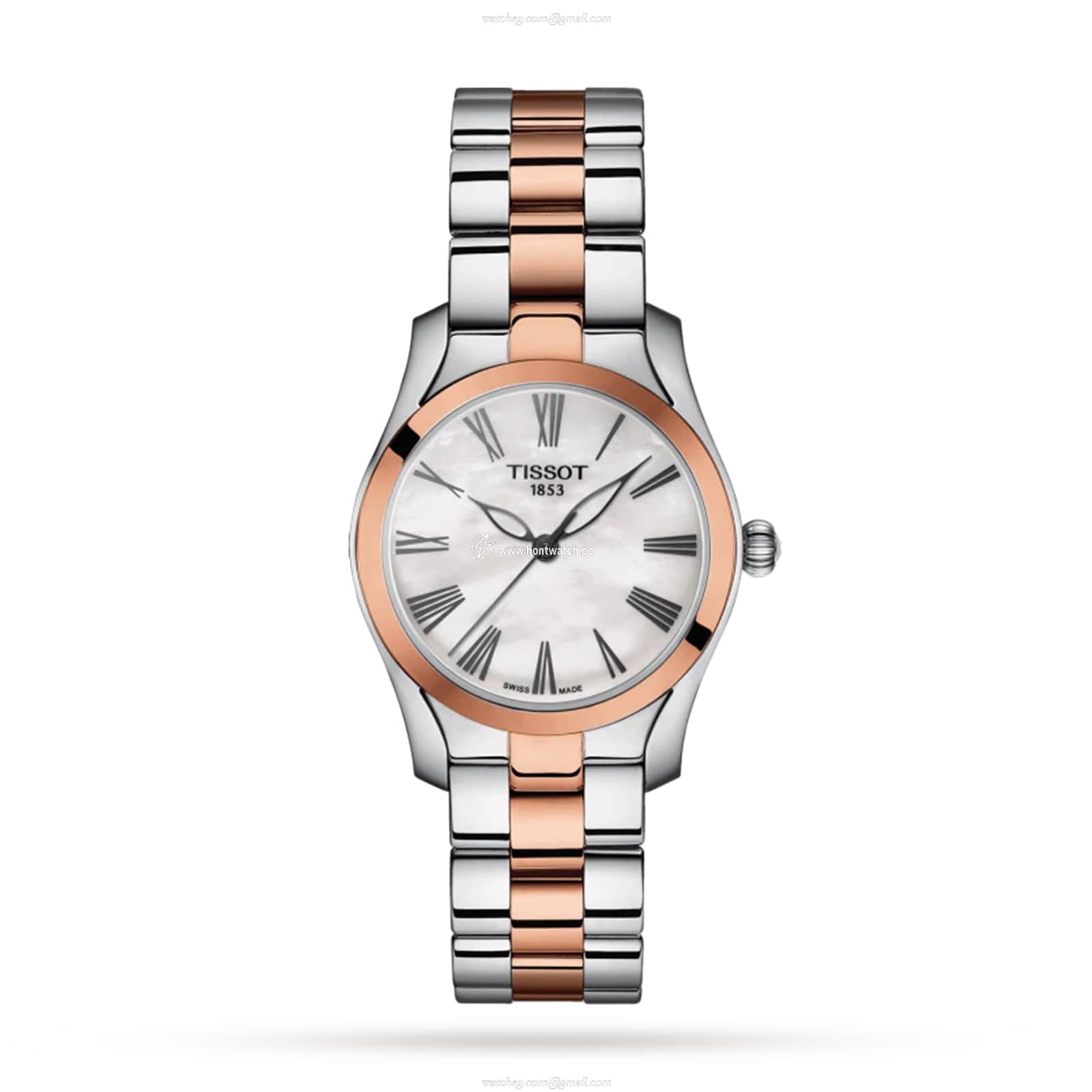 Tissot T-Trend Watch | Rose Gold & Steel | Mother of Pearl Dial | Quartz