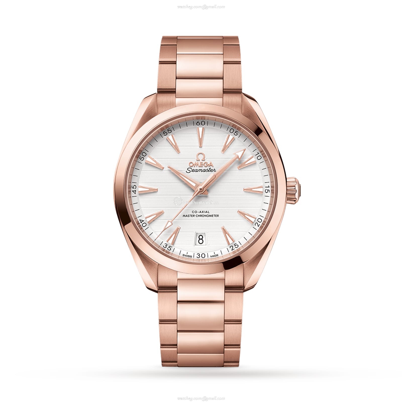 Omega Seamaster Aqua Terra 41mm Automatic | 18ct Rose Gold | White Dial