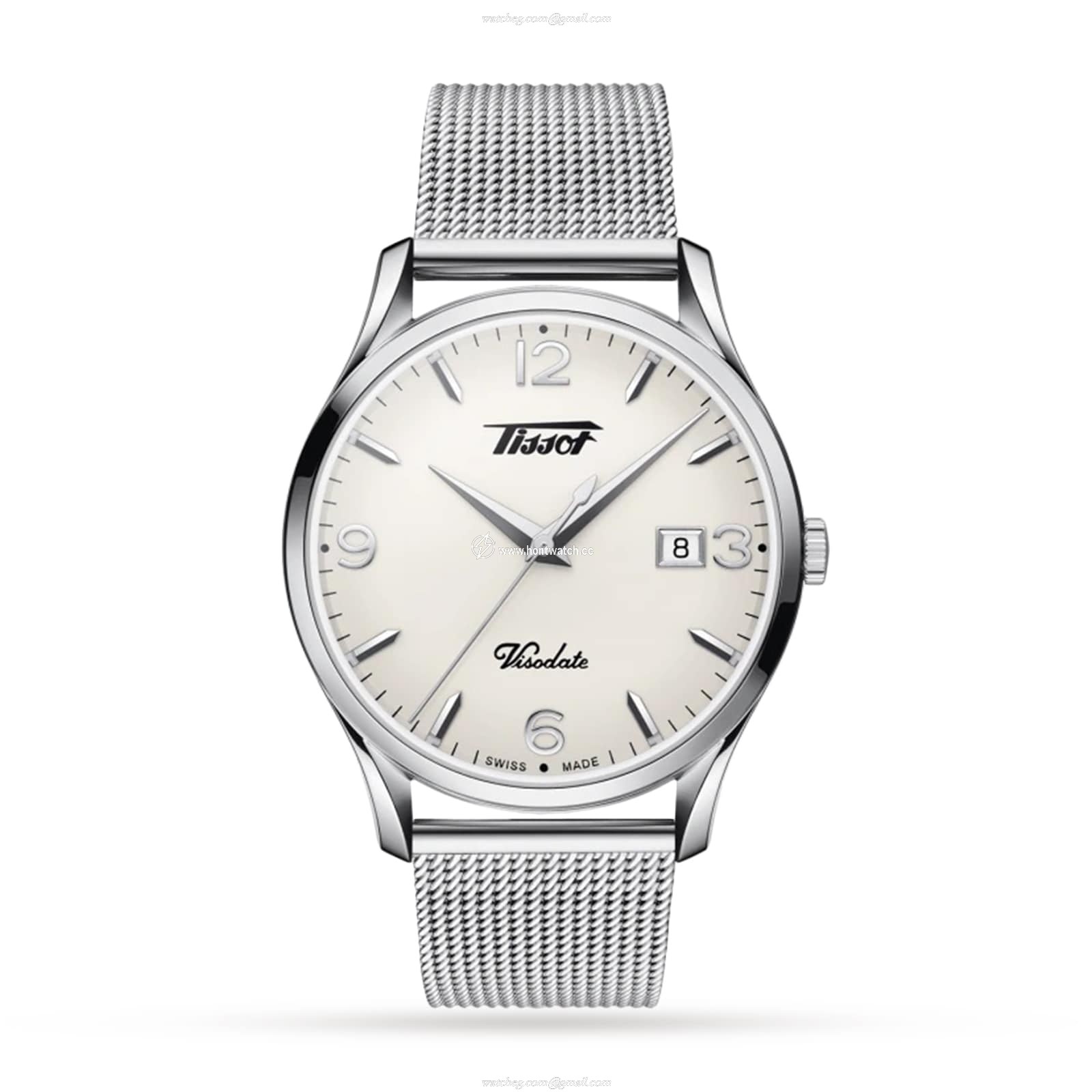 Tissot T-Heritage Silver Dial Watch - 40mm Stainless Steel - Quartz