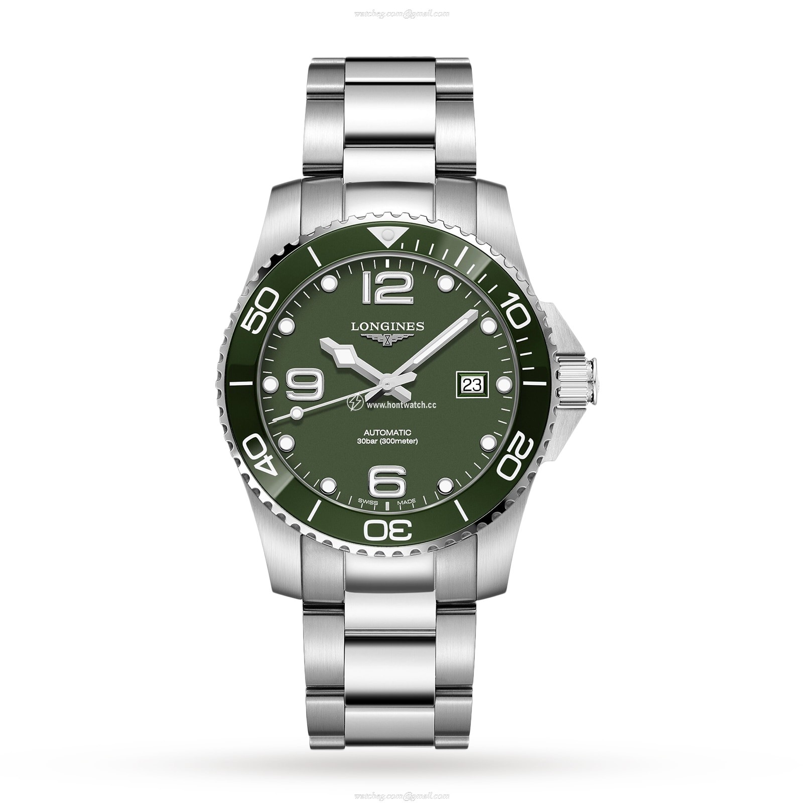 Longines HydroConquest L37814066 | 41mm Green Automatic | 300m Water Resistant