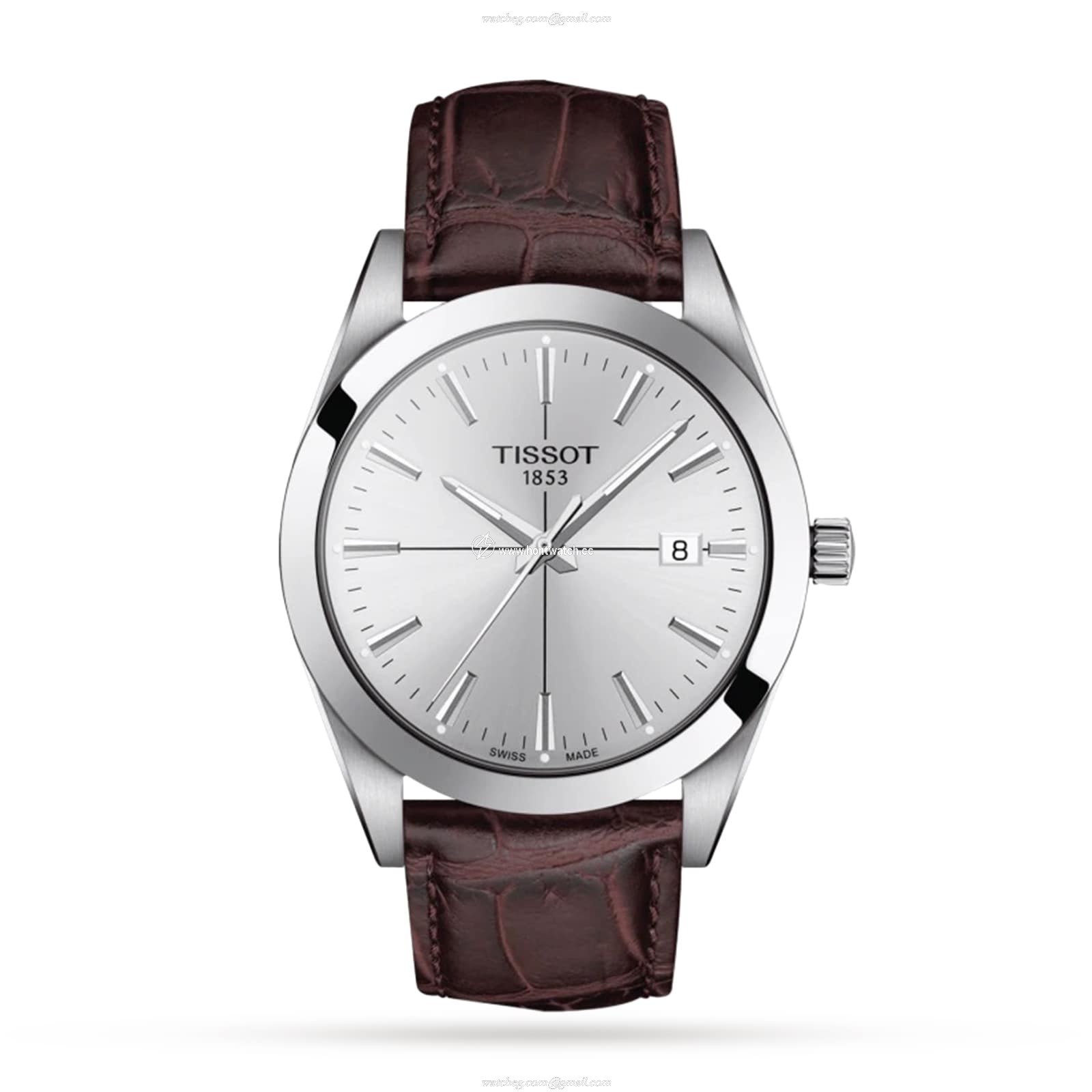 Tissot T-Classic Gentleman | 40mm Stainless Steel Silver Dial | Quartz Watch