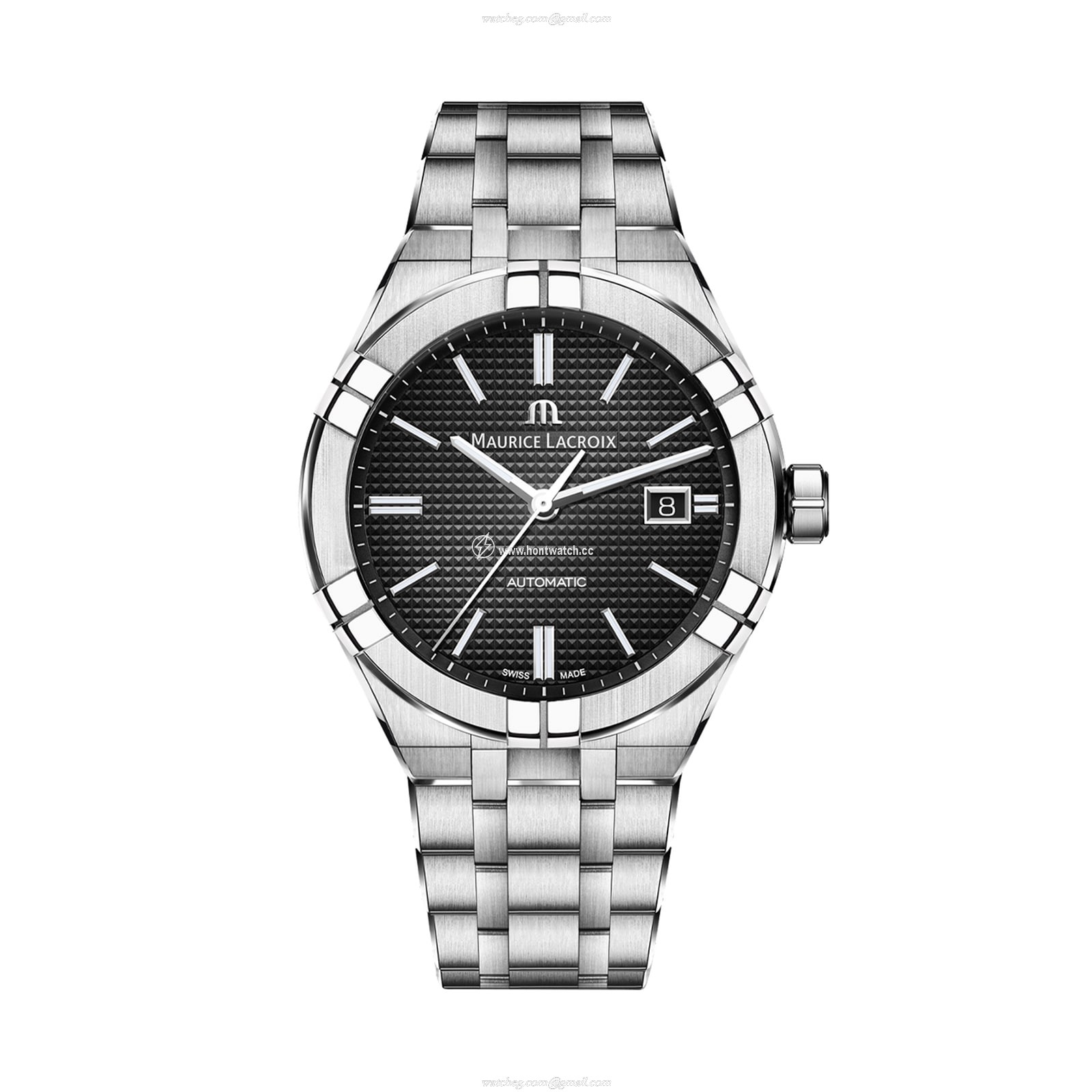 Maurice Lacroix Aikon Automatic Black Dial - 42mm Stainless Steel Watch