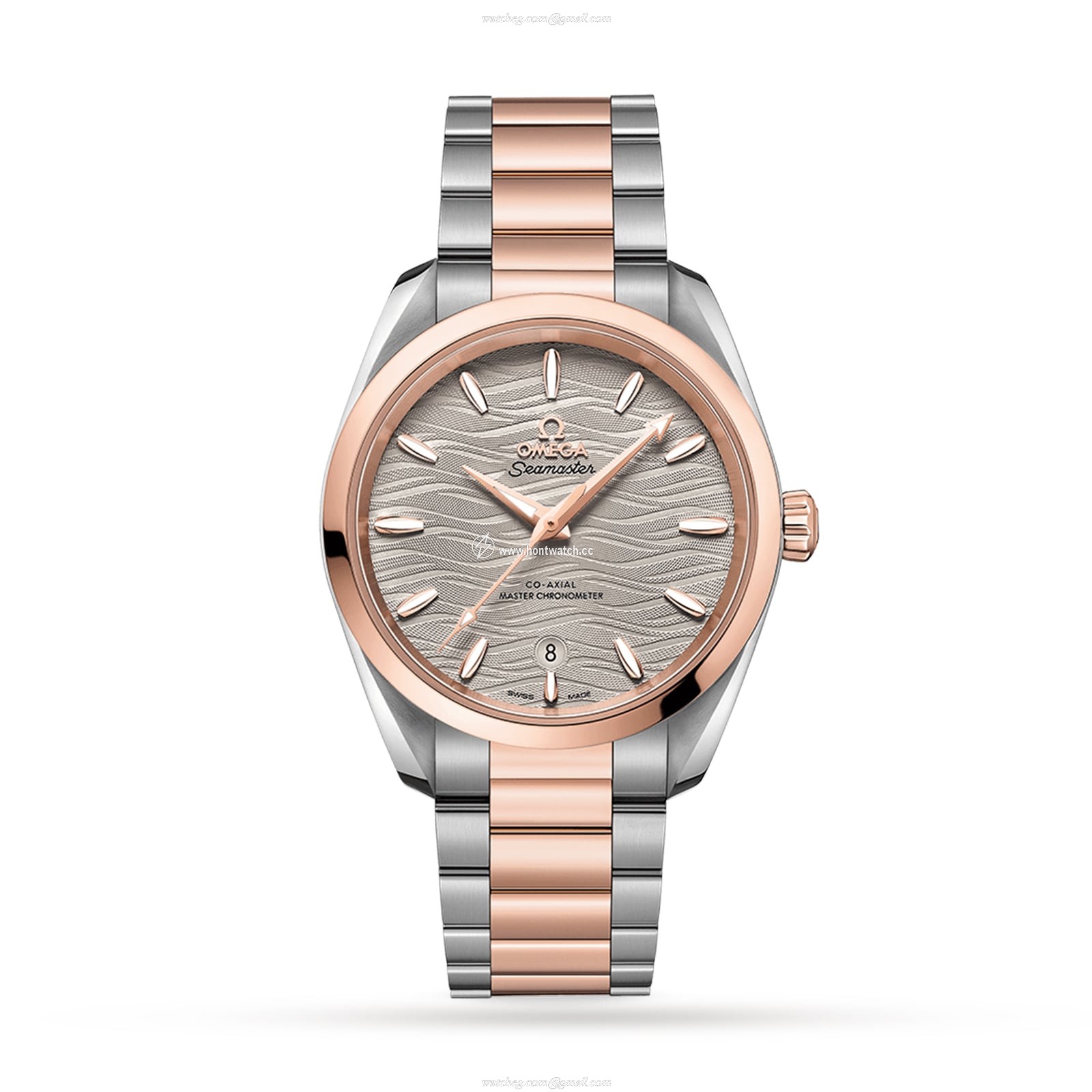 Omega Seamaster Aqua Terra 38mm Automatic Grey Dial - Stainless Steel & Rose Gold