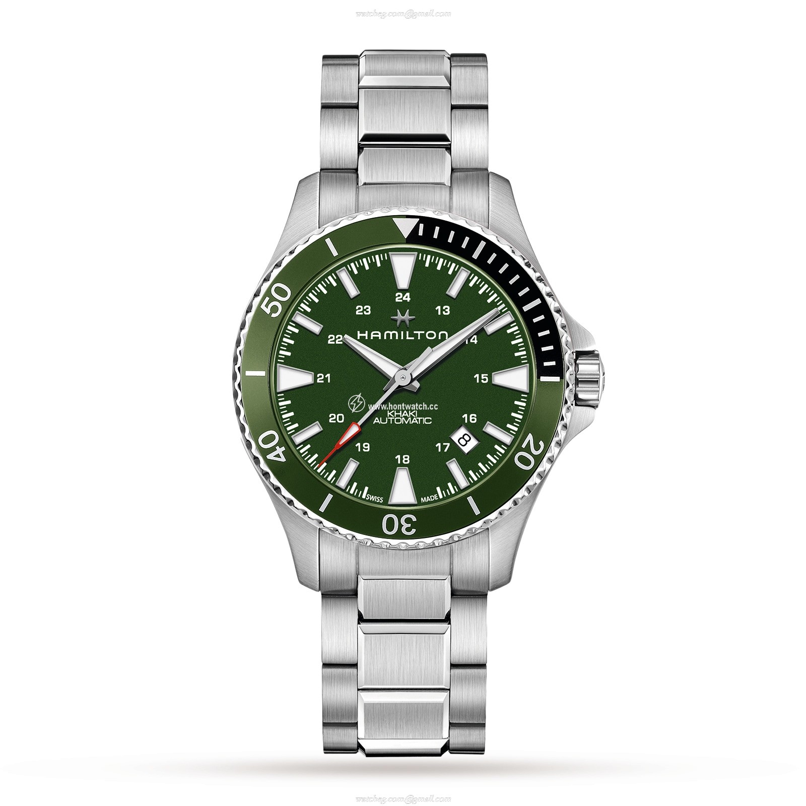 Hamilton Khaki Navy H82375161 Automatic Green Dial - 40mm Stainless Steel