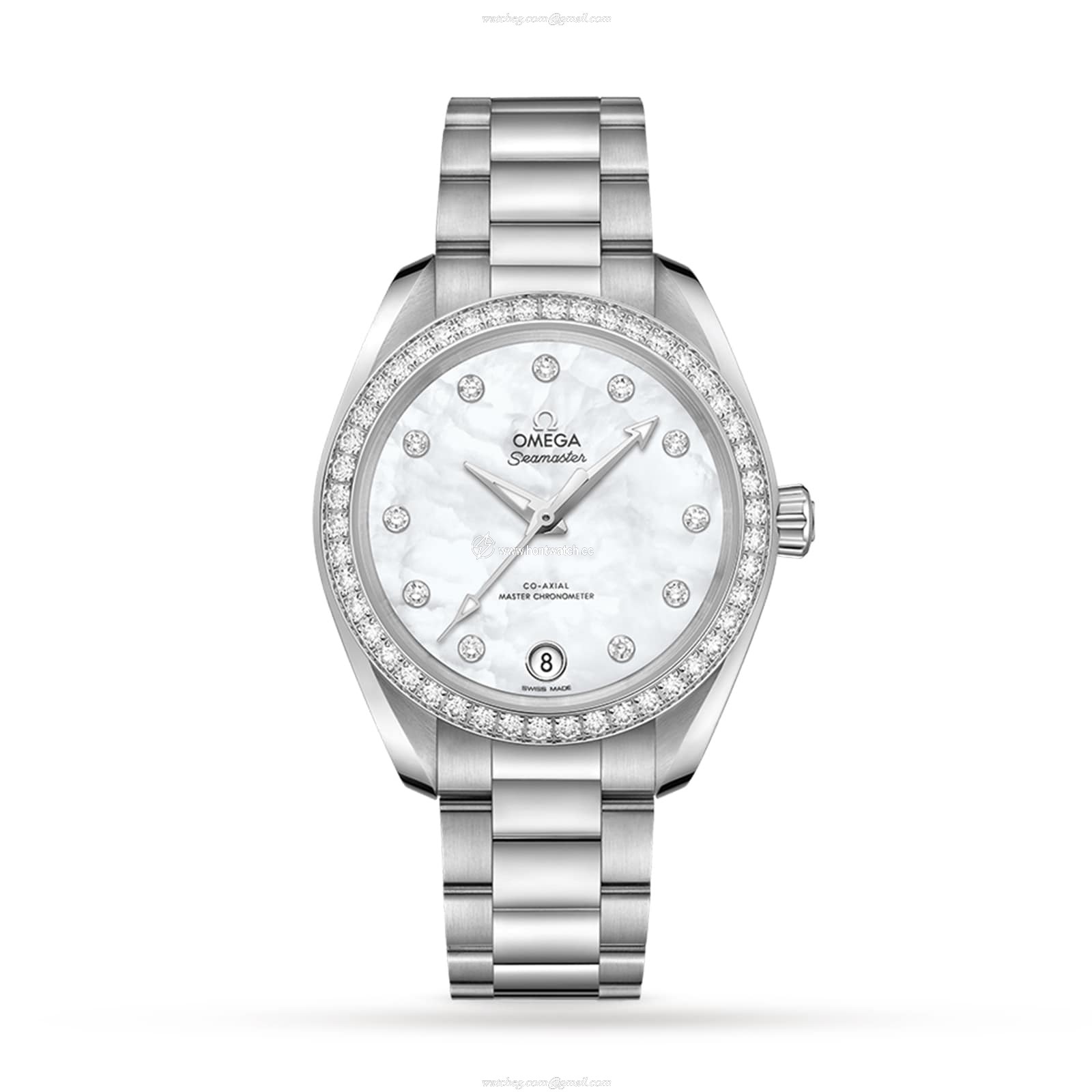 Omega Seamaster Aqua Terra 34mm | Automatic | Mother of Pearl Dial | Diamond Bezel