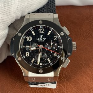 Hublot Big Bang Mens Replica Watch - 44mm | Swiss ETA4100 | Black Dial