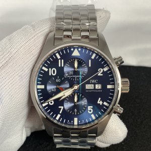 IWC IW377717 Pilot Chronograph Replica - 43mm Men's Watch | ETA7750