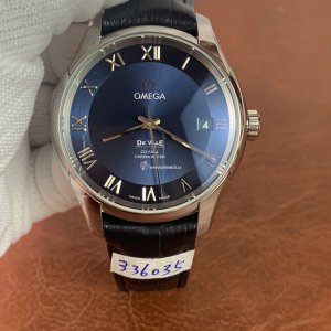 Omega De Ville Mens Watch - 41mm Blue Dial - ETA 8500 Automatic