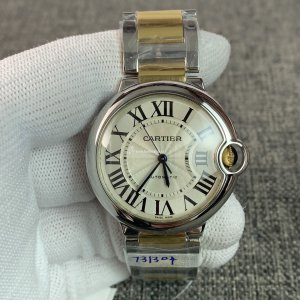 Cartier Ballon Bleu W69016Z4 Replica Watch for Men - 36mm Steel & Gold