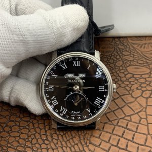Blancpain Villeret Quantieme Complet 8 Jours 6639-3437-55B | 40mm Men's Replica Watch