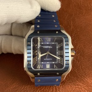 Cartier Santos De Cartier WSSA0048 Mens Replica Watch - 40mm Blue Dial