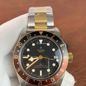 Tudor Heritage Black Bay GMT Mens Watch - 41mm Stainless Steel | M79830RB-0001