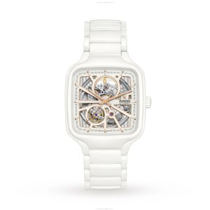Rado True Square R27073012 Ceramic Automatic White Watch | 38mm